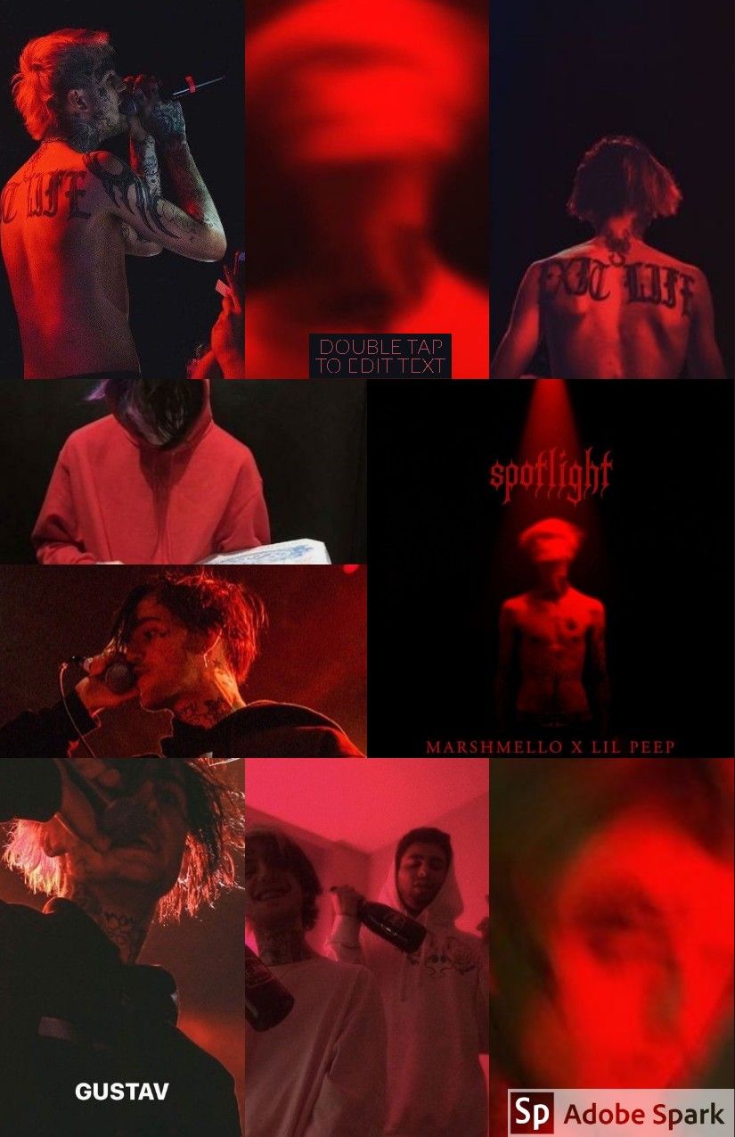 Lil peep red aesthetic wallpaper. Lil peep lyrics, Lil peep beamerboy, Red aesthetic