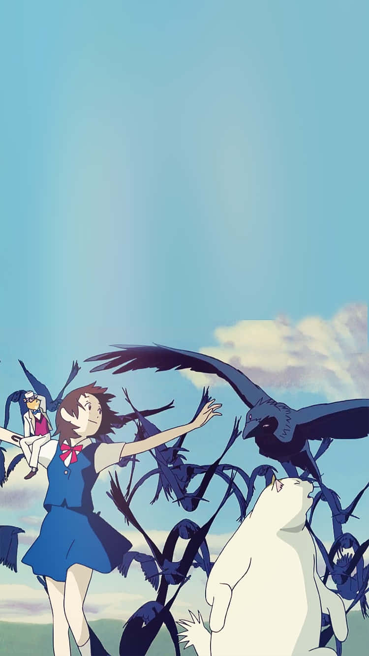 Download Caption: The Cat Returns Enchanting Adventure Wallpaper