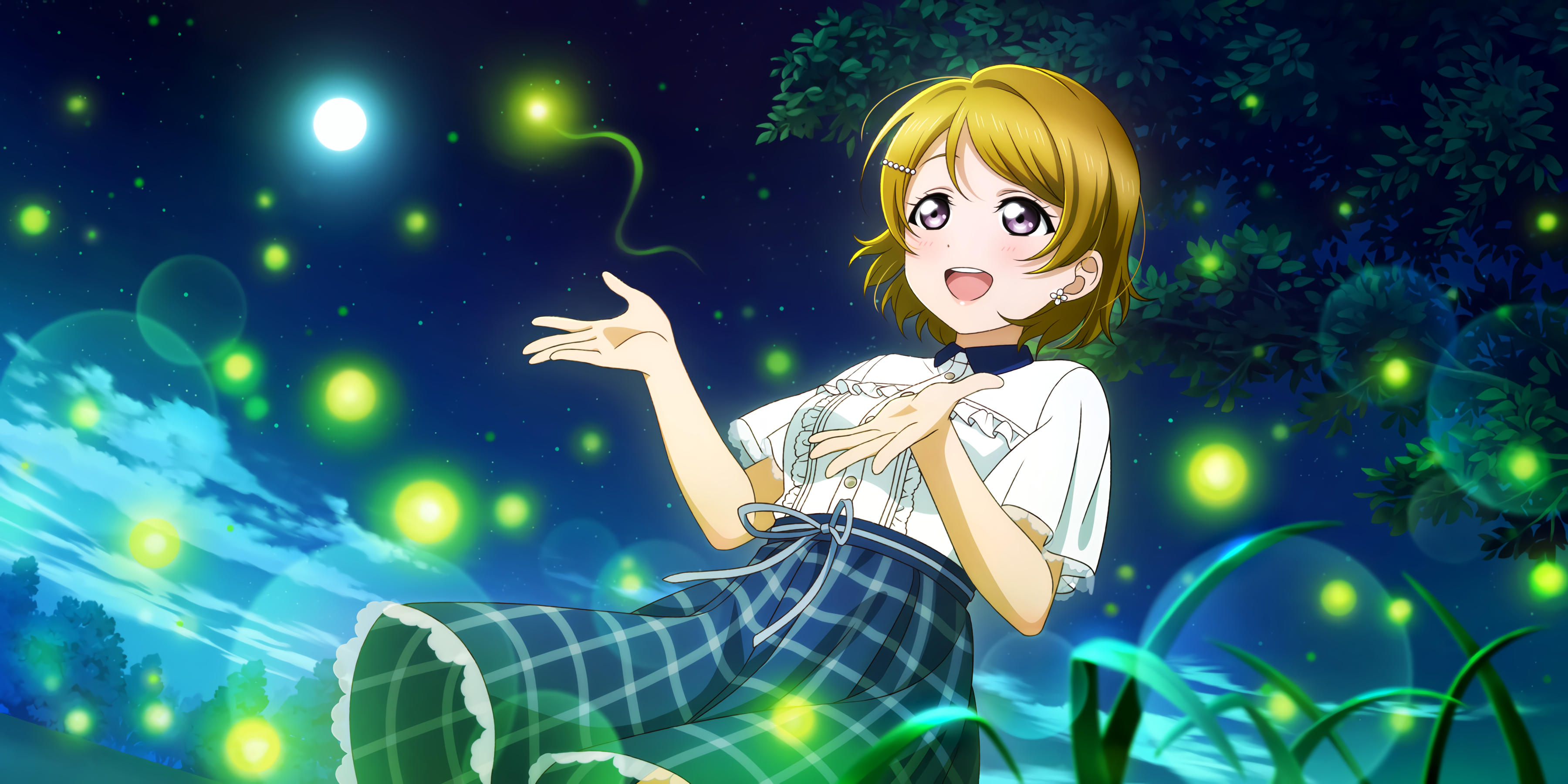 UR Koizumi Hanayo 「Luminous Snowflakes Fluttering About / Colorful Street」. Cards list. All Stars. Games. Idol Story Live!