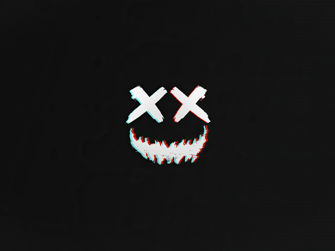 Smile Vector Dark 4k 1152x864 Resolution HD 4k Wallpaper, Image, Background, Photo and Picture