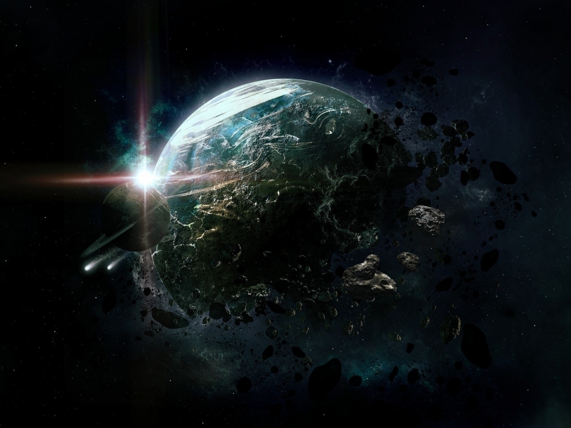 Fantasy Space View 1152 x 864 Wallpaper