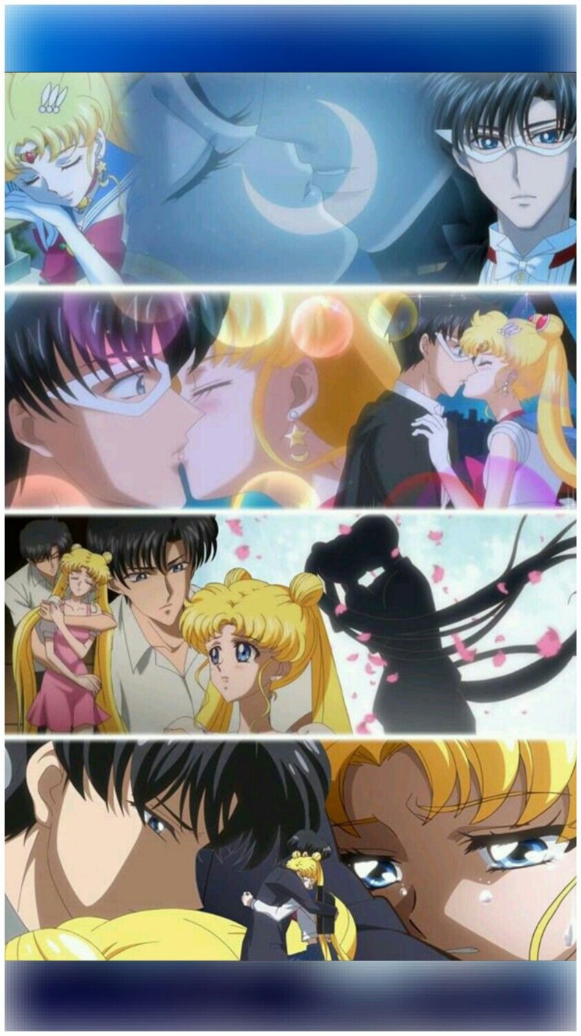 Mamoru Usagi Tuxedo Mask Sailor Moon IPhone Wallpaper. Seni, Animasi, Hiburan