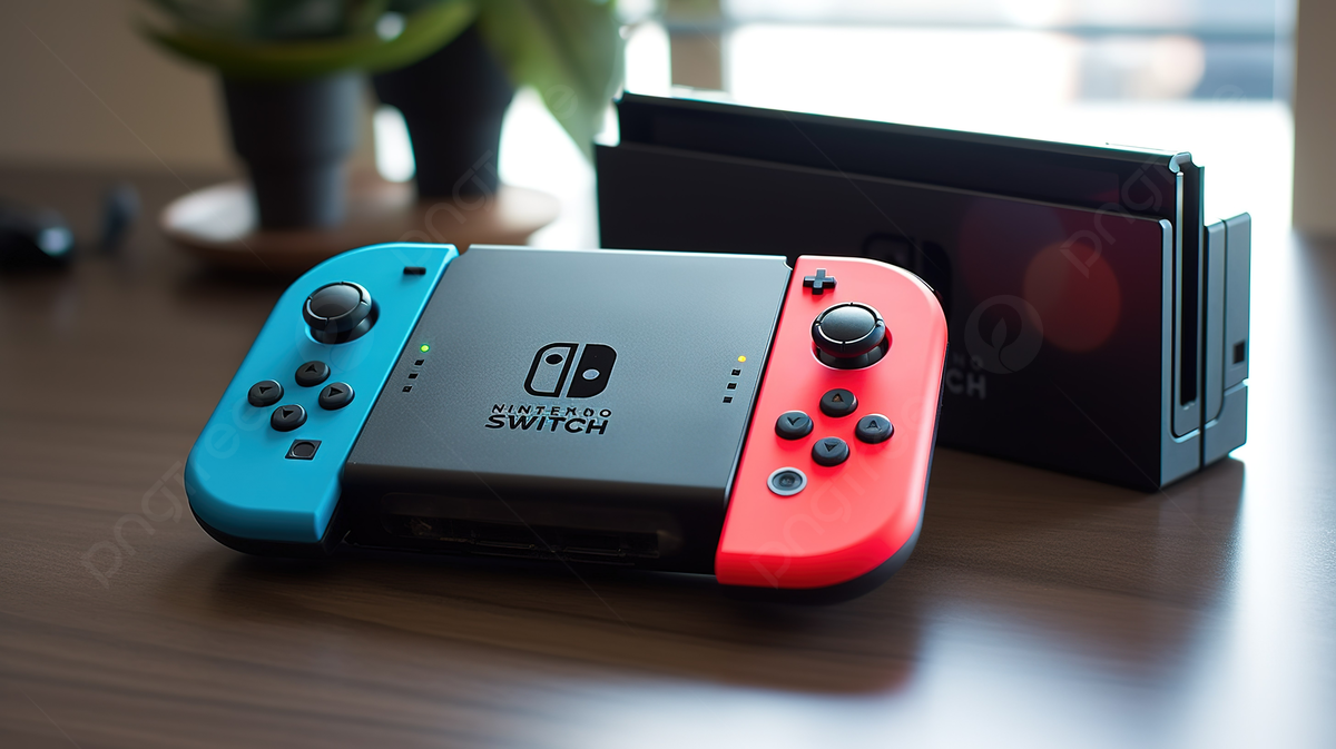 Nintendo Switch Is Sitting On A Table Background, Picture Of Nintendo Switches, Switch, Game Background Image And Wallpaper for Free Download
