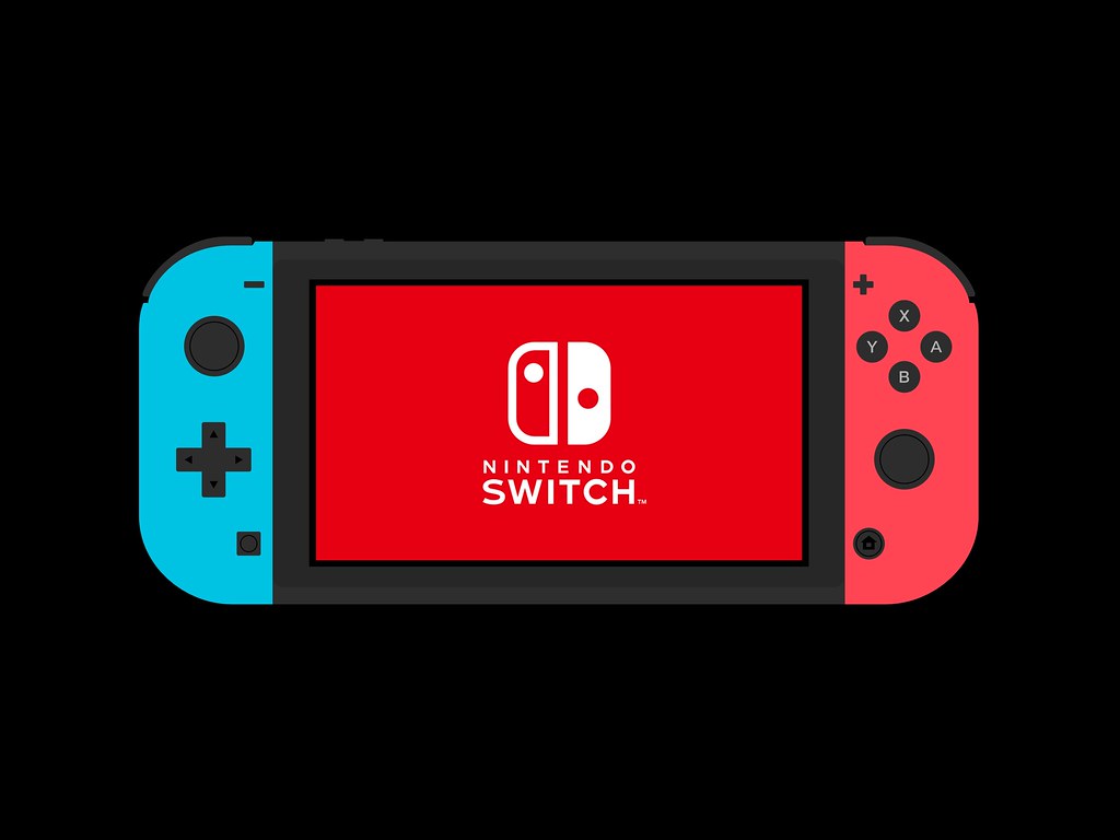 Nintendo Switch Lite console minimal wallpaper iPad Pro 12