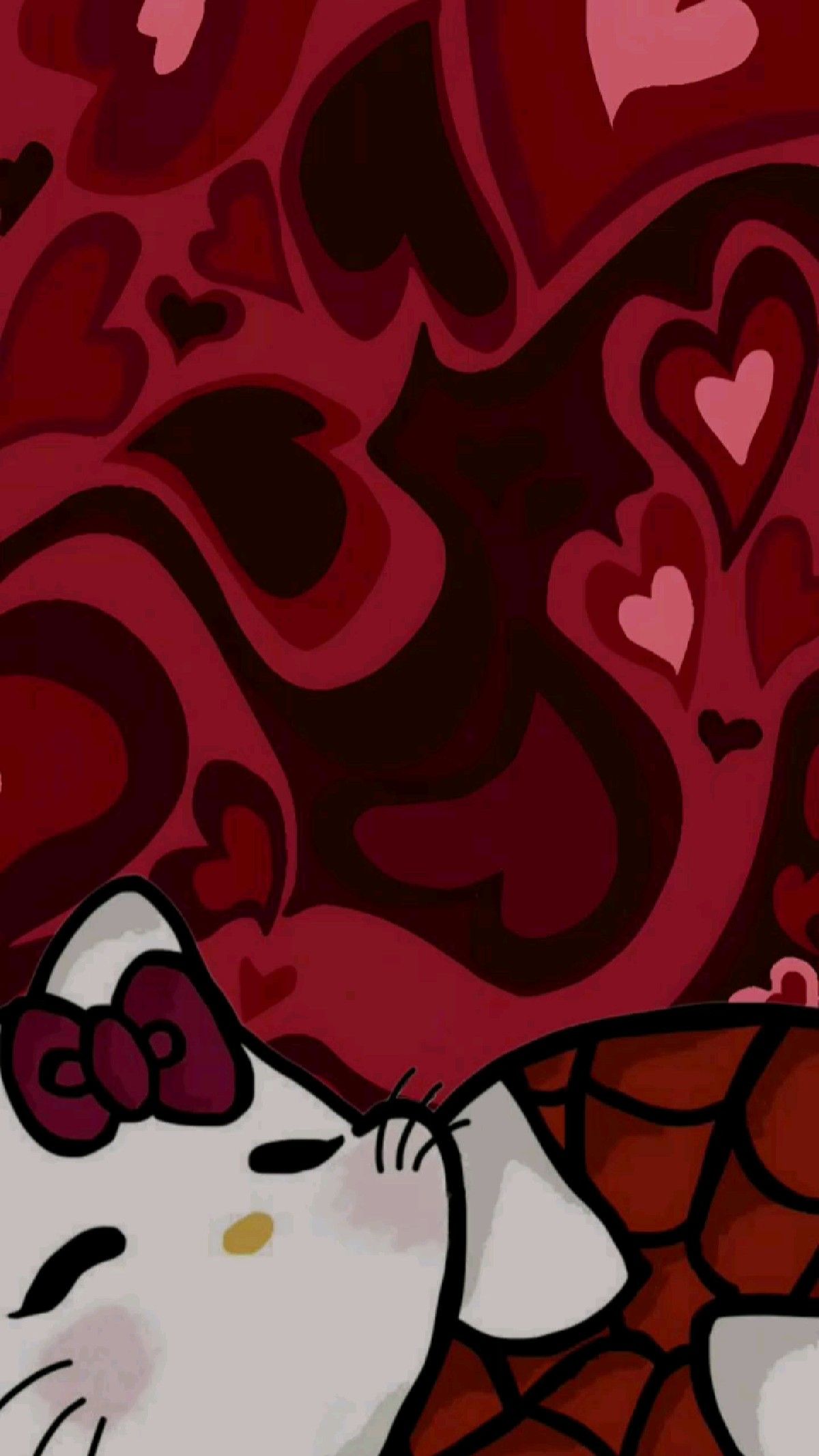 Spiderman and Kitty Wallpaper. Hello kitty iphone wallpaper, Hello kitty wallpaper, Hello kitty wallpaper hd