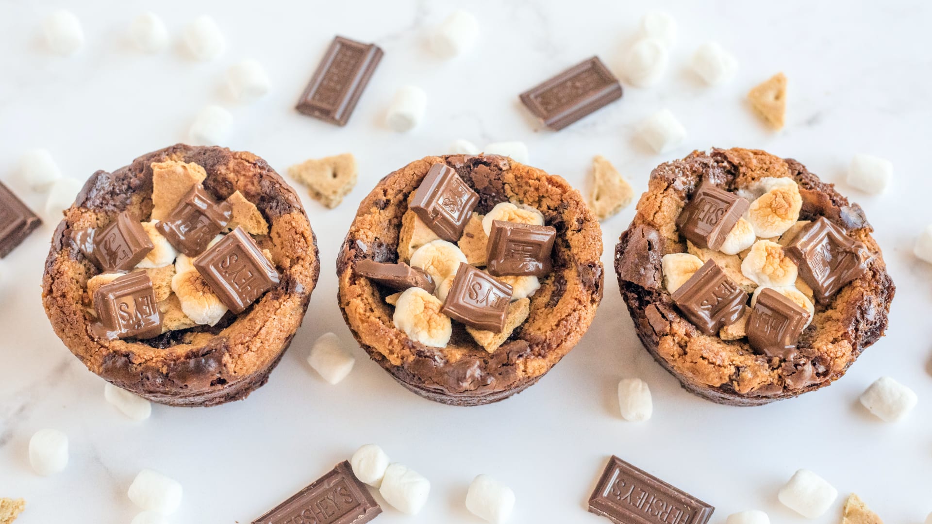 S'mores Brookie Brownie Bowls Bakes™