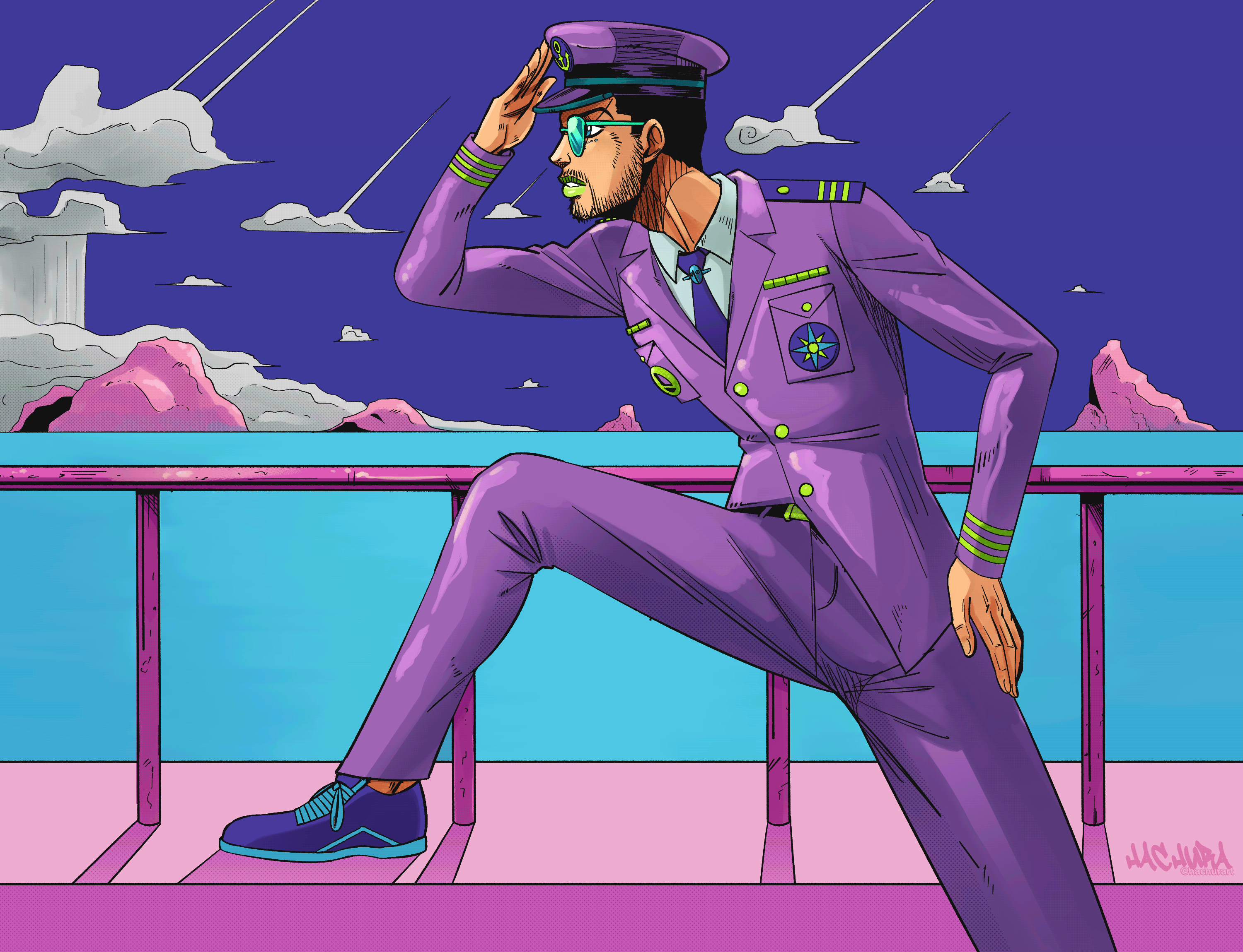 JoJolands Josuke Concept by Hachurart on Newgrounds