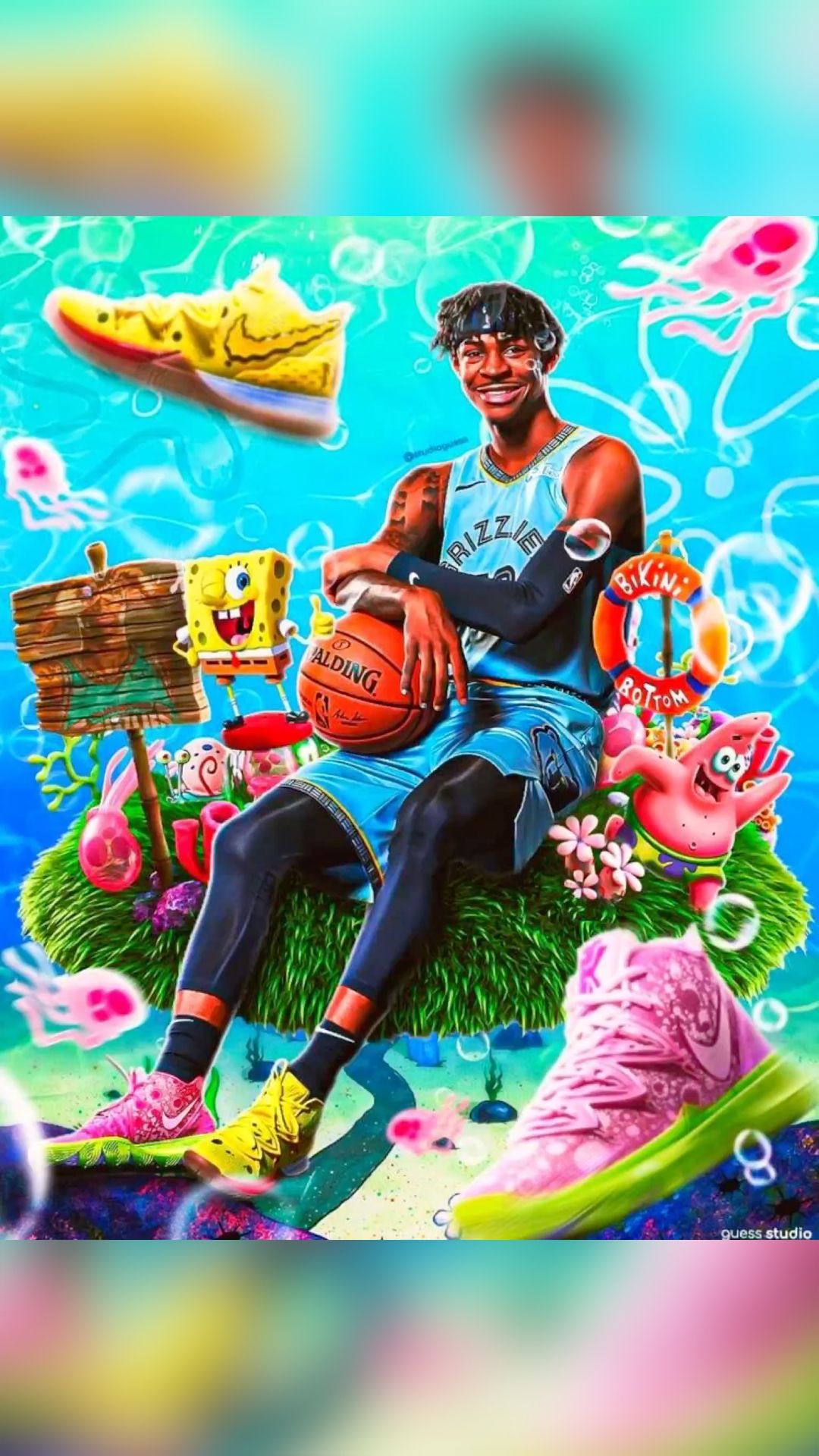 Pins by you. Basketball picture, Cool basketball picture, Ja morant style