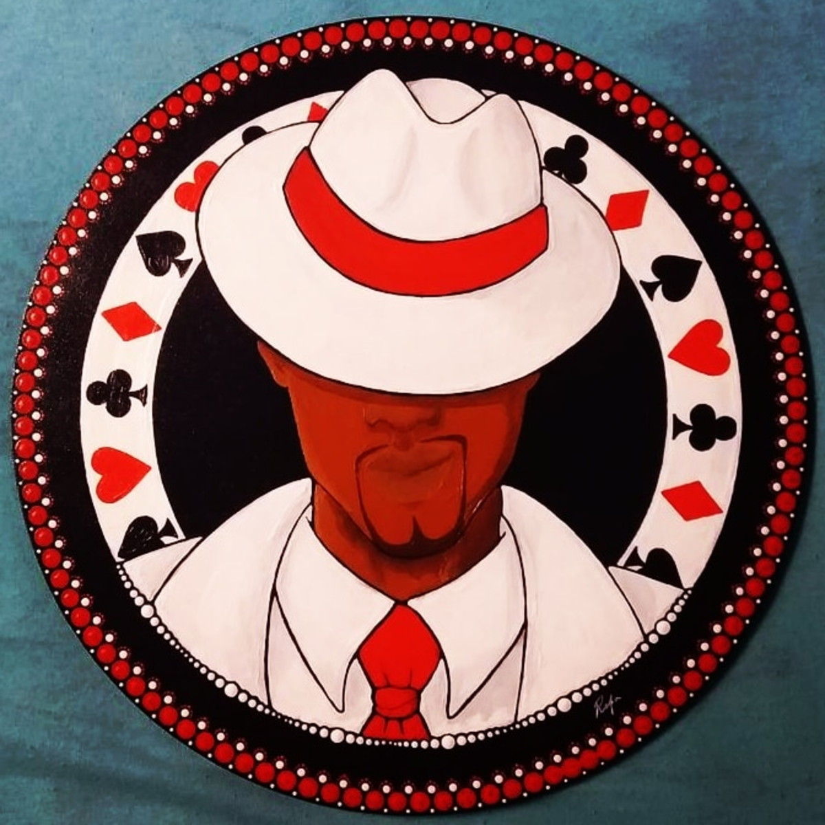 Mandala Zé Pilintra Rosto 30cm. Elo7 Produtos Especiais