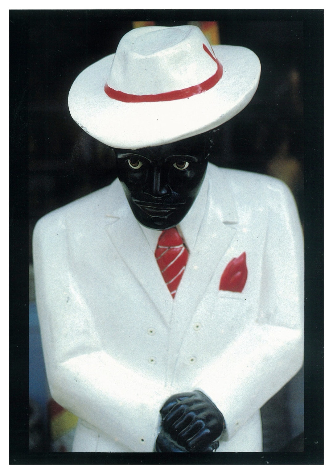 Malandro Senhor Ze Pelintra: Vintage Brazilian Curio Shop Photo Postcard