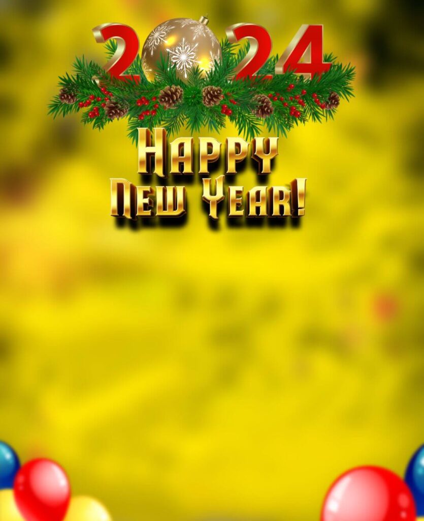 Happy New Year 2024 HD Background Image