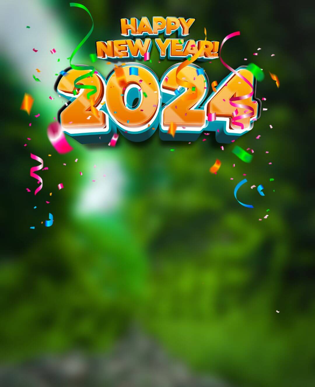 2024 Happy New Year Image For CB Photo Editing