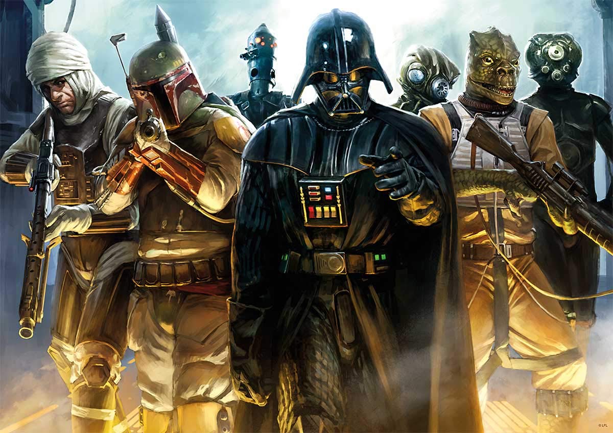 Buffalo Games Wars's All Yours, Bounty Hunter Piece Jigsaw Puzzle, Toys & Games