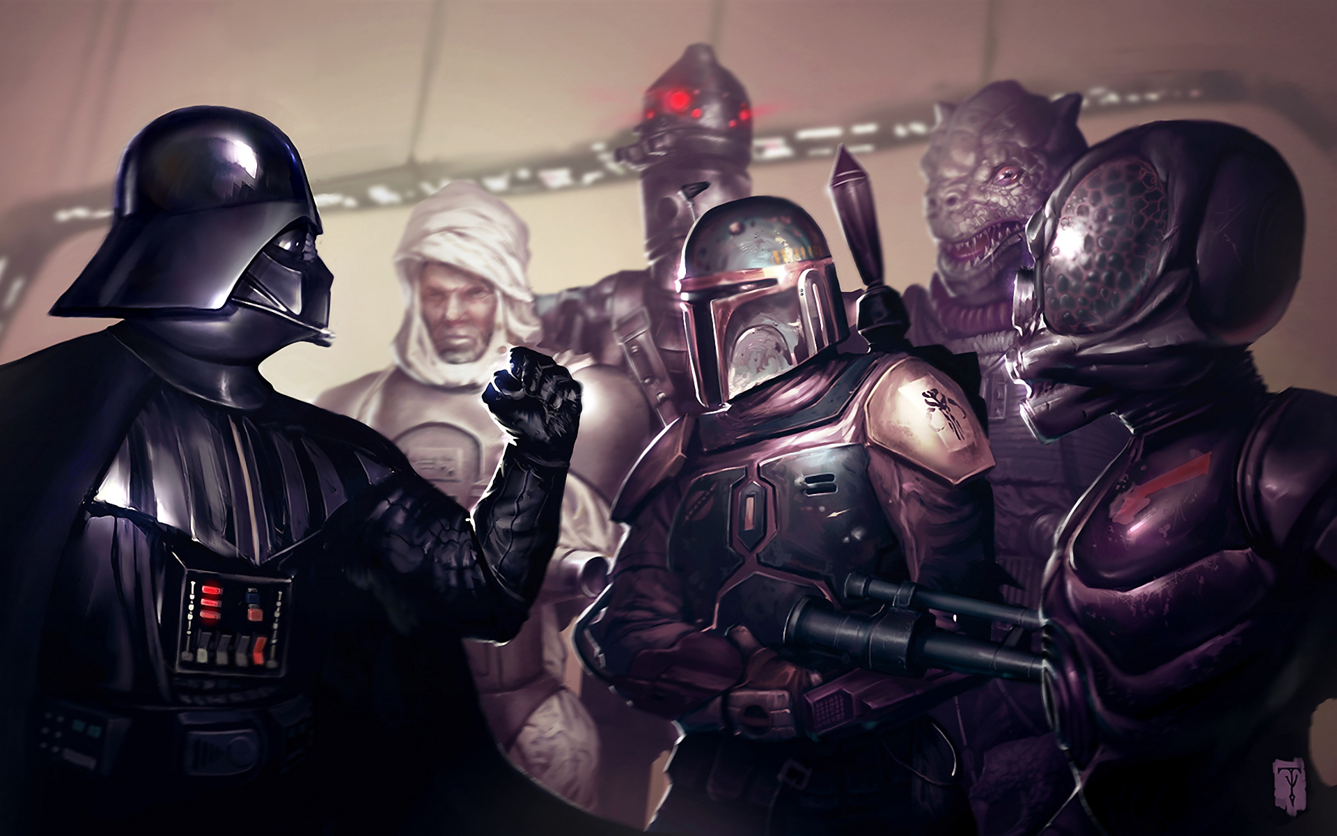 Star Wars Bounty Hunters HD Wallpaper