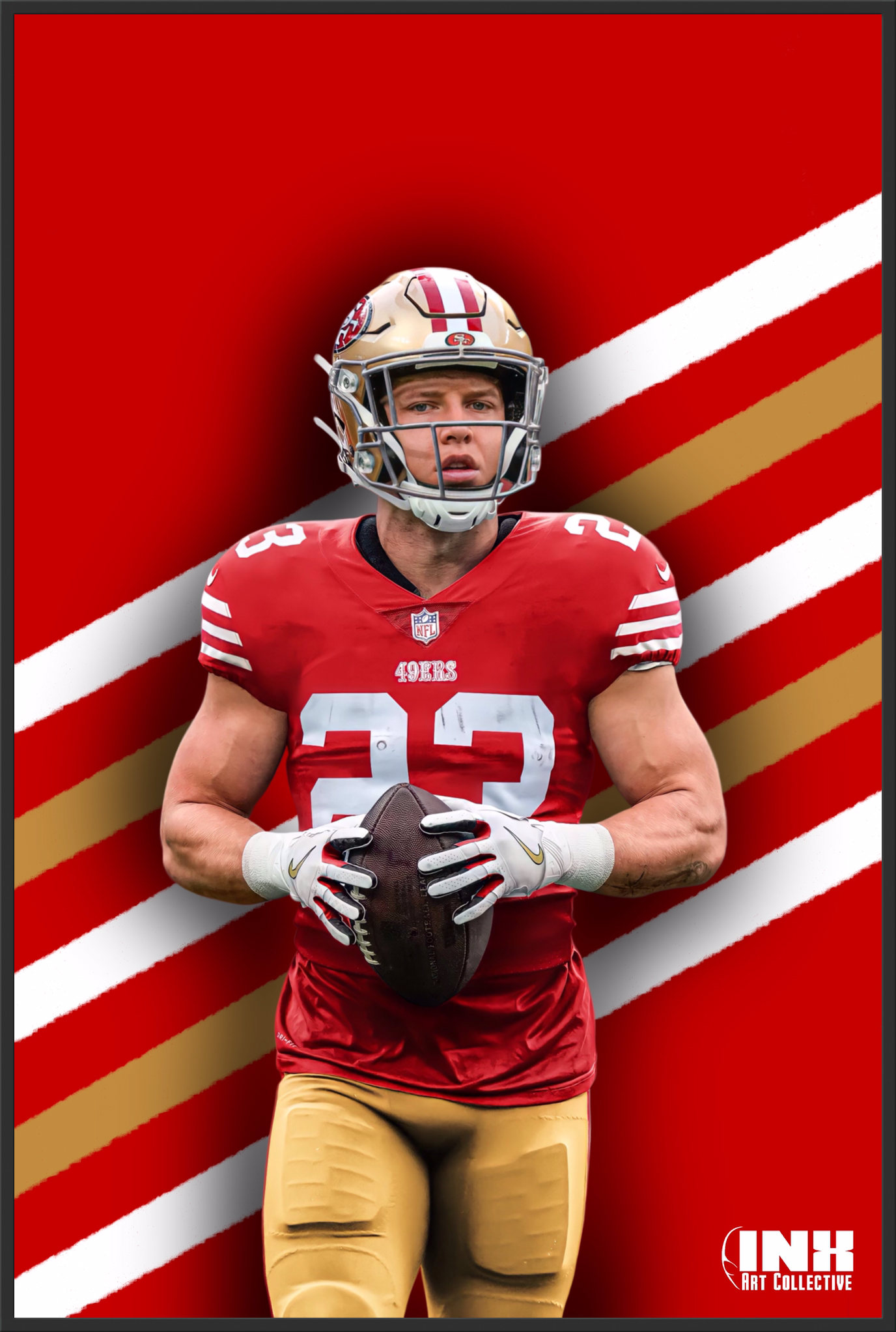 Christian McCaffrey Canvas Art