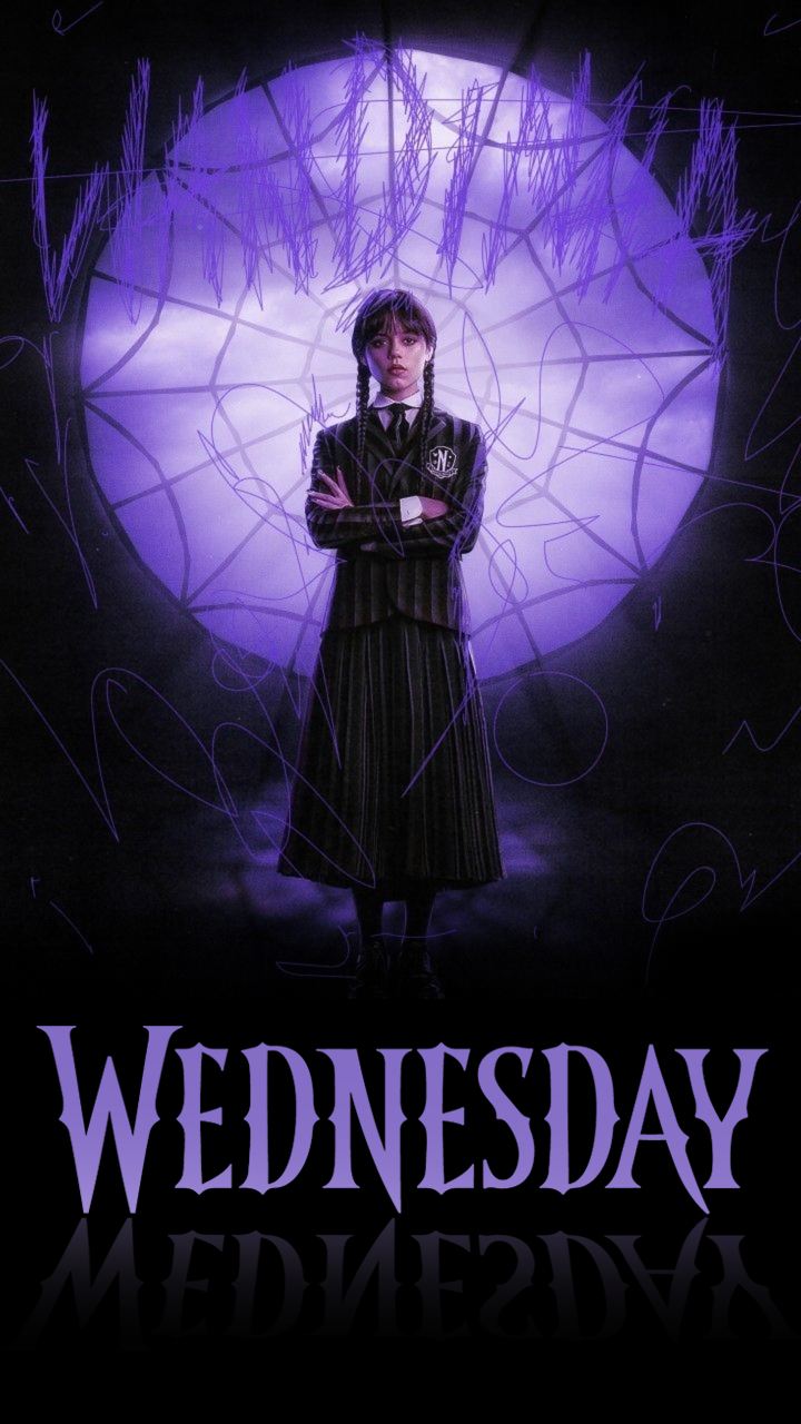 Wednesday Addams Phone Wallpaper