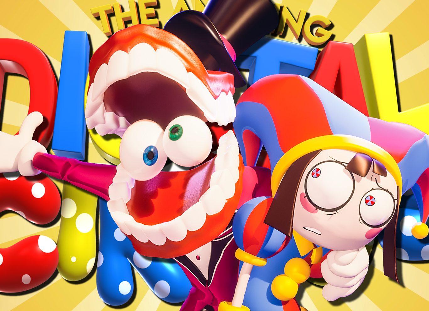 The Amazing Digital Circus. Glitch Productions. Circus, Digital, Fan art