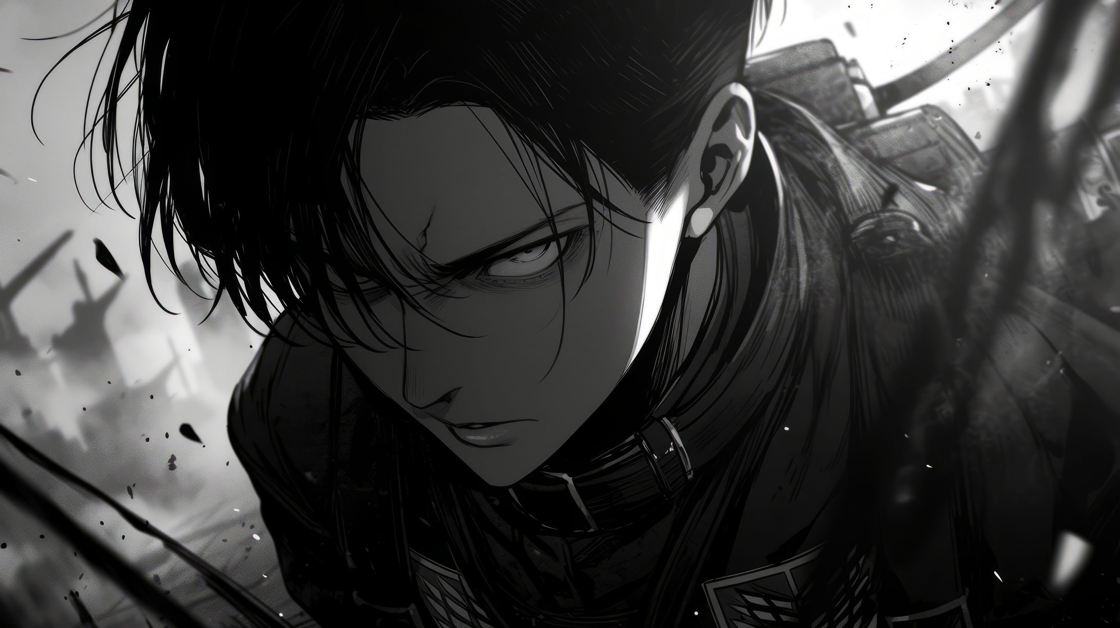 HD Levi Ackerman Attack on Titan Manga