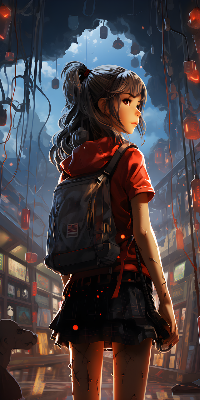 Download Girl Anime Royalty Free Stock Illustration Image