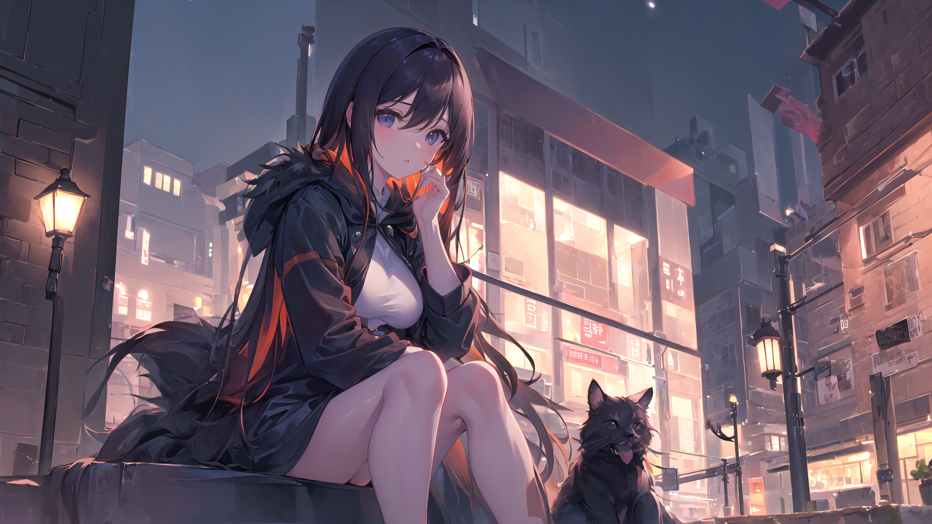 Zavant. Creation, AI Anime Art (Wallpaper)