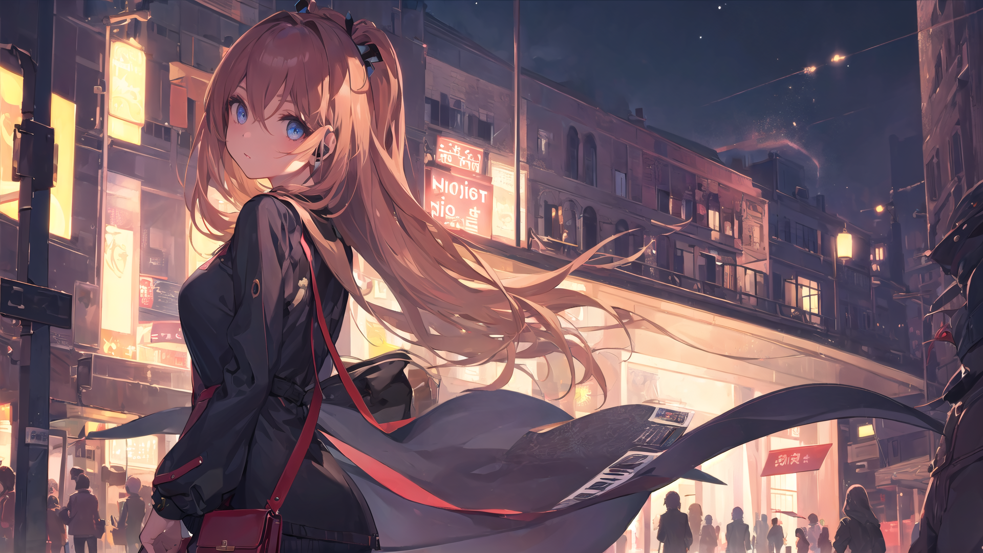 Zavant. Creation, AI Anime Art (Wallpaper)