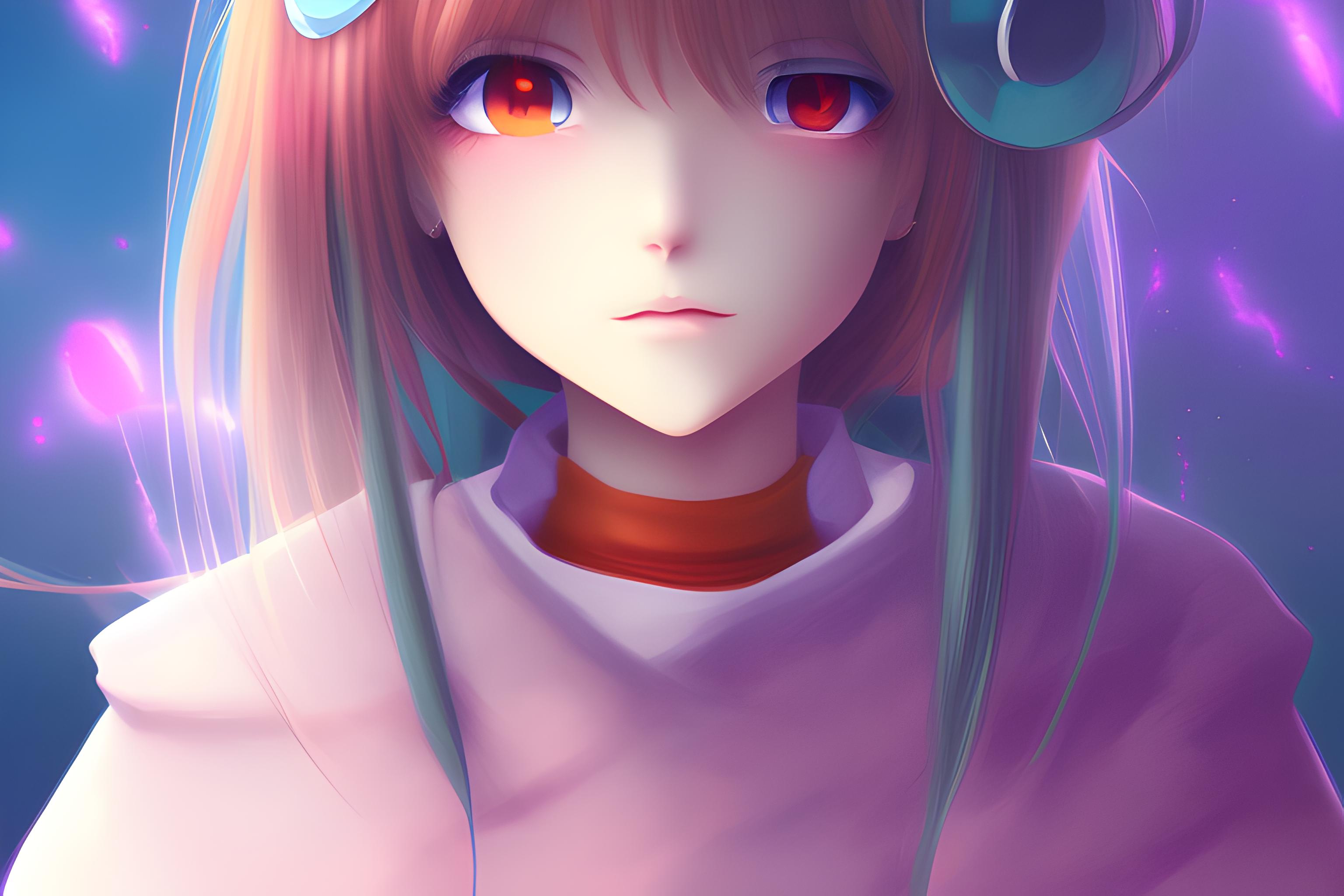 on 1080 anime anime girl