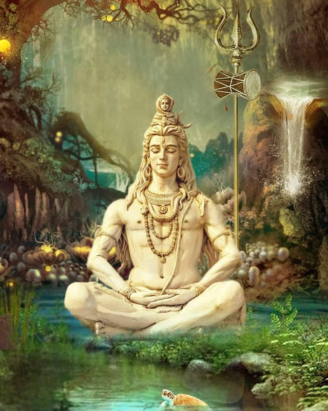 Download Bholenath HD Lord Shiva In Nature Wallpaper