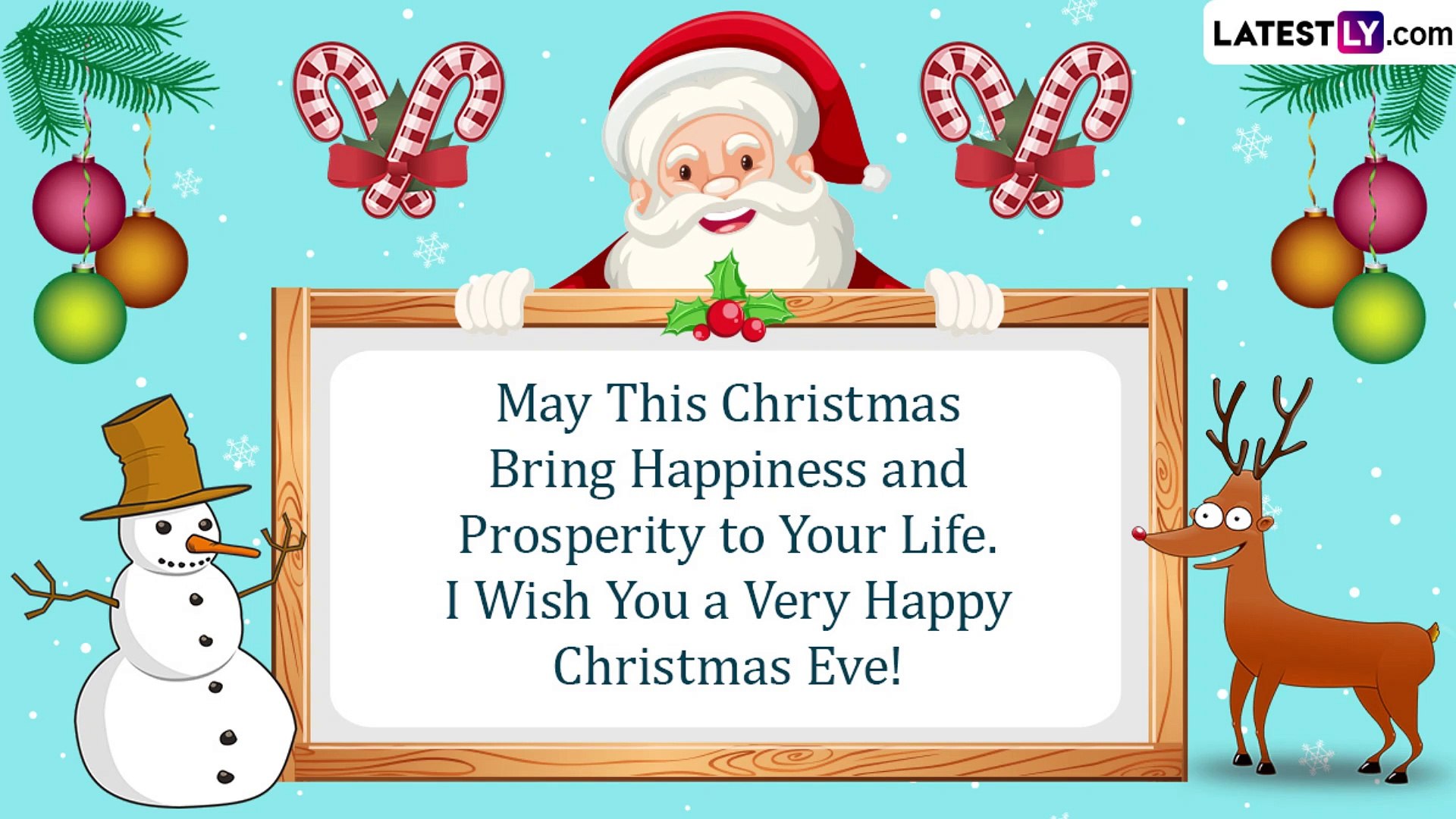 Merry Christmas Eve 2022 Greetings: Share Wishes, Messages and Image With Your Loved Ones