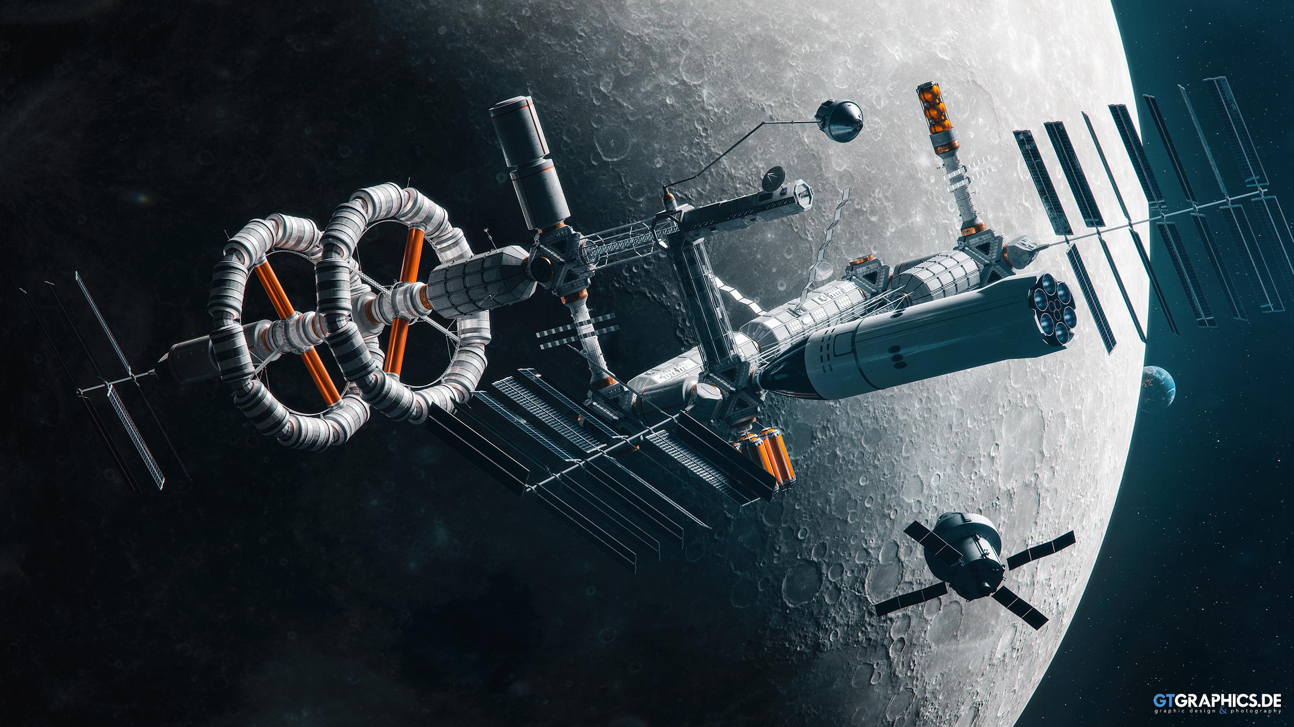 Gateway To Moon · Wallpaper · GTGRAPHICS