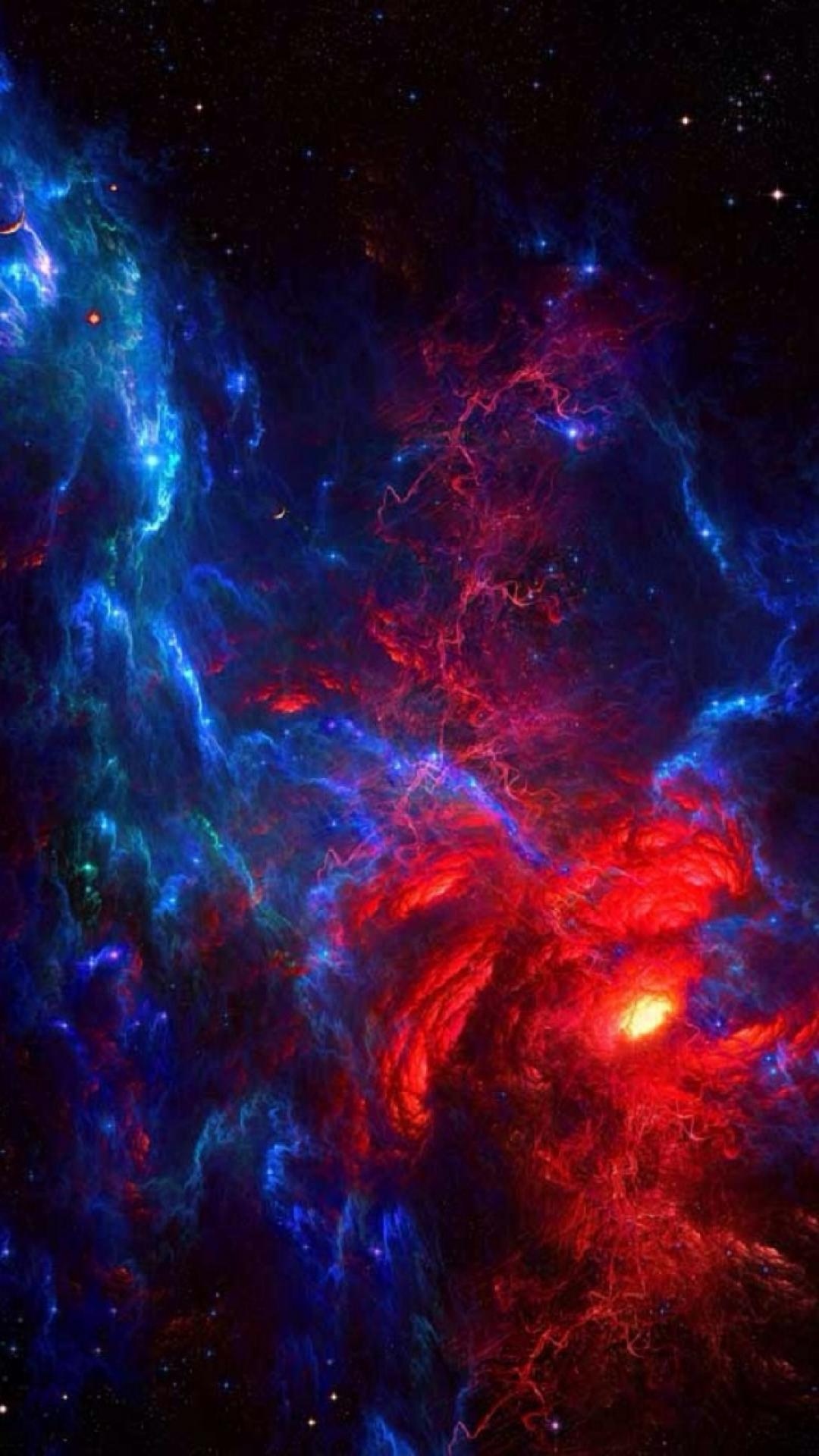 Blue and red Wallpaper Download