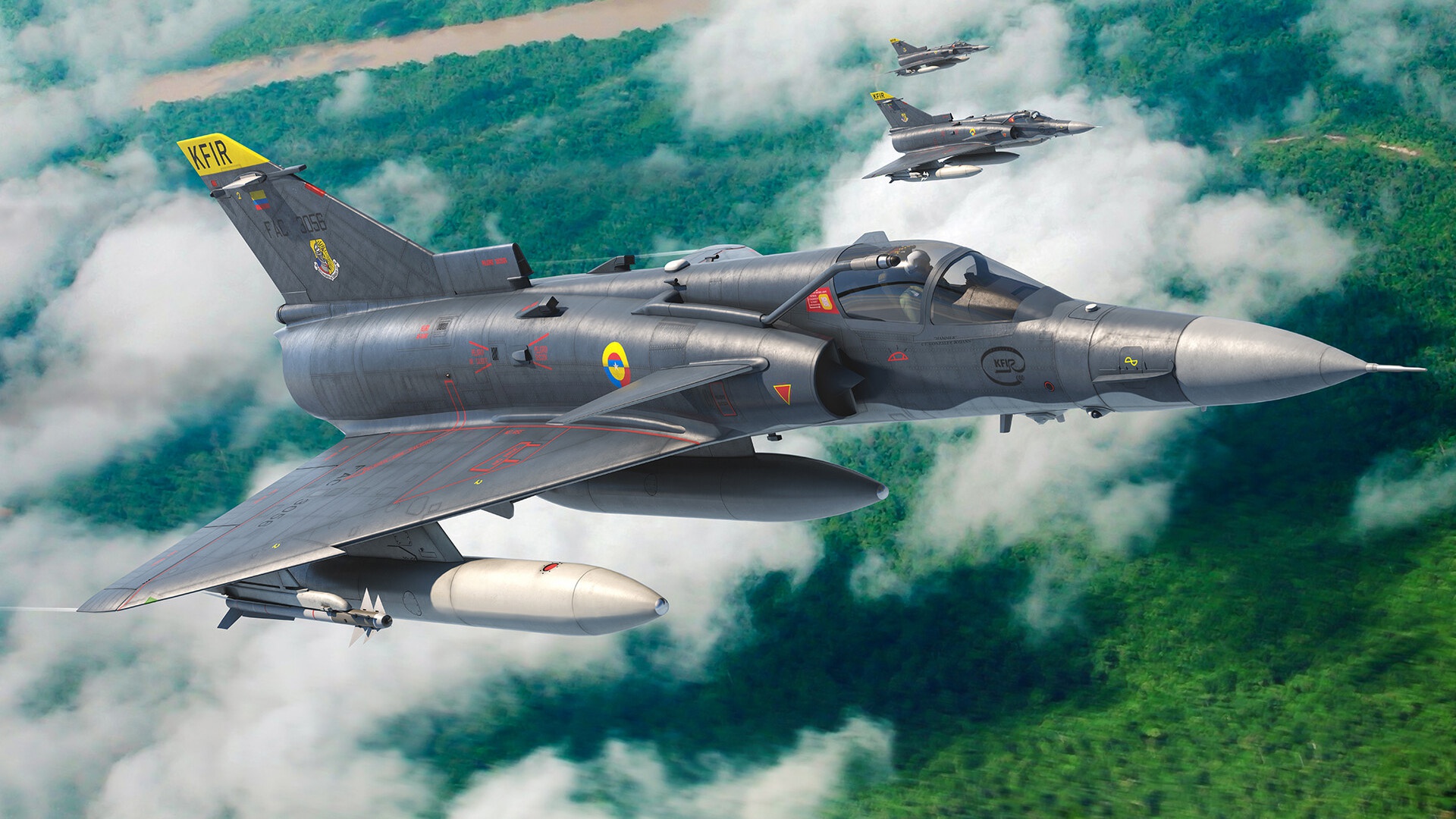 Military IAI Kfir HD Wallpaper