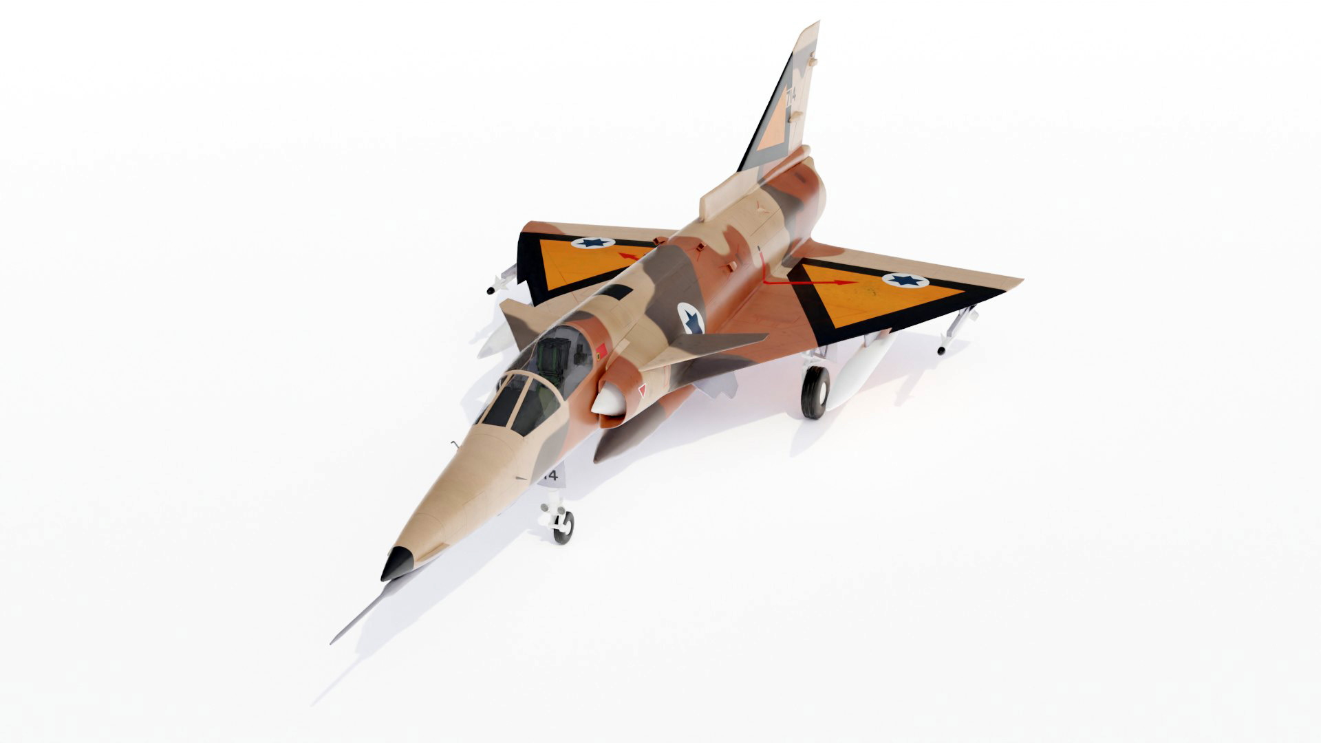 Israel kfir jet model