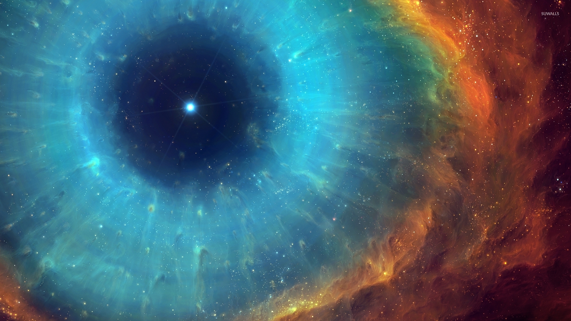 Eye of God Helix nebula wallpaper wallpaper
