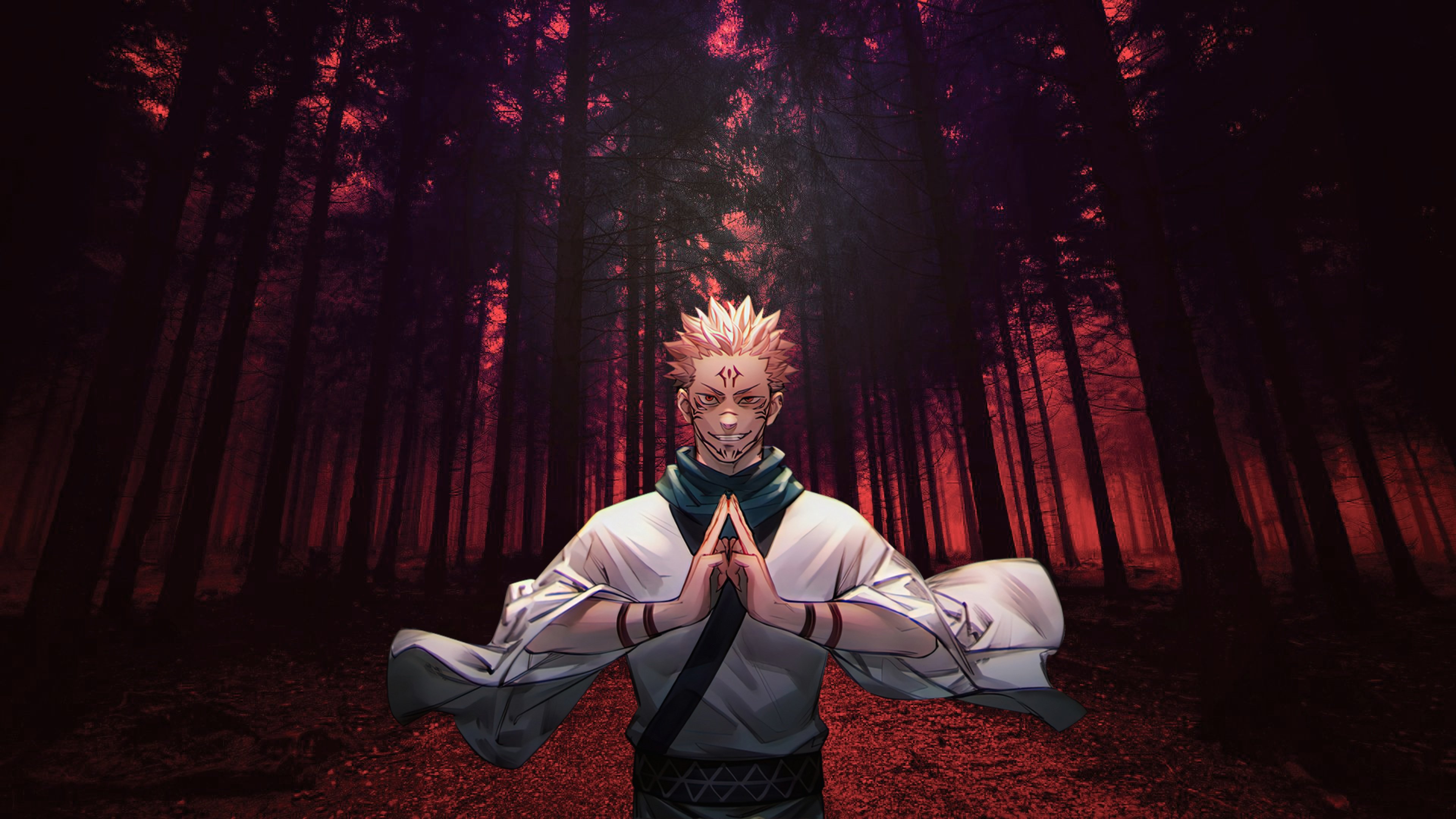 Sakuna from Jujutsu Kaisen Anime Wallpaper 4k HD