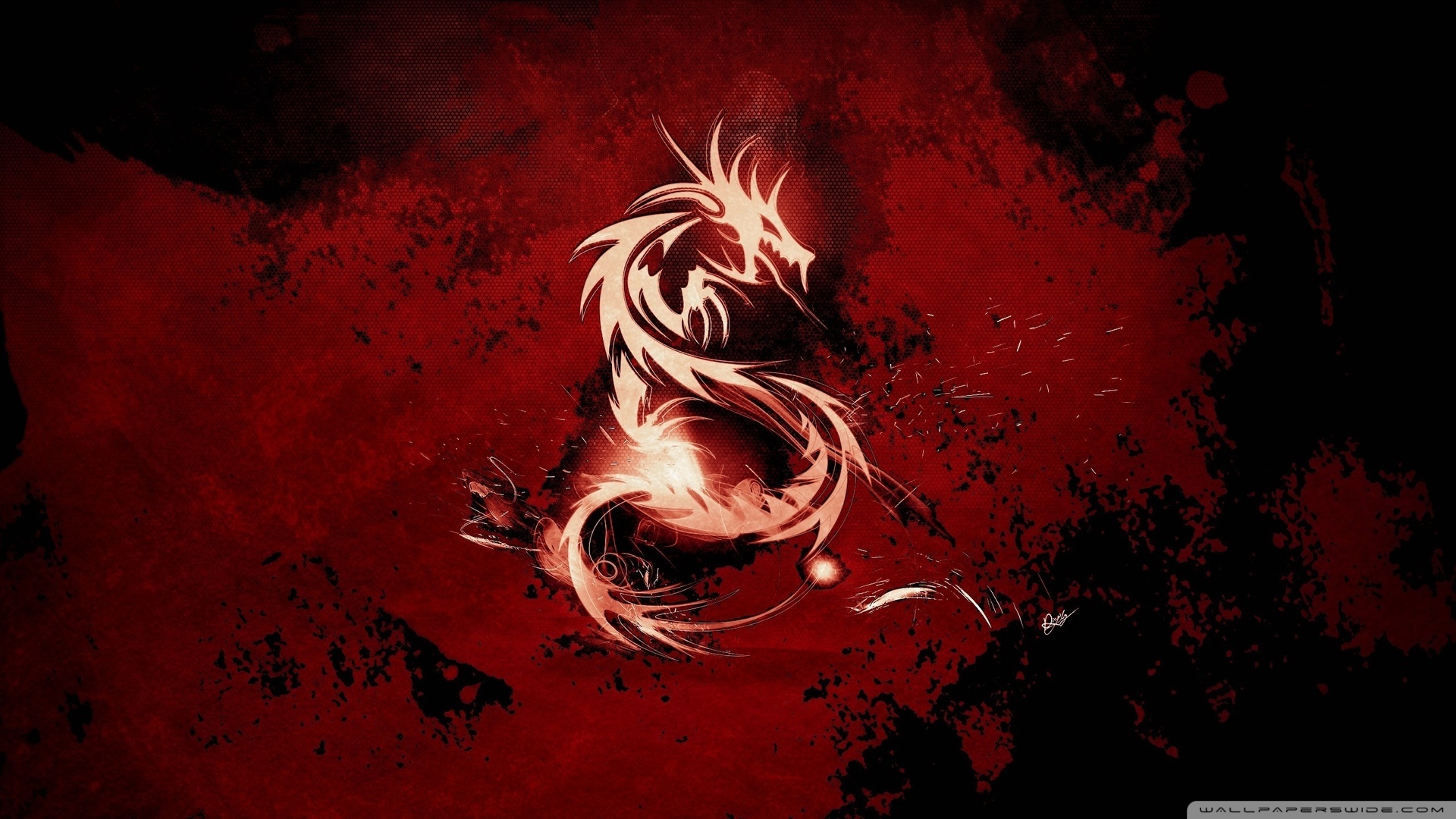 Blood Red Dragon Ultra HD Desktop Background Wallpaper for 4K UHD TV, Widescreen & UltraWide Desktop & Laptop, Tablet