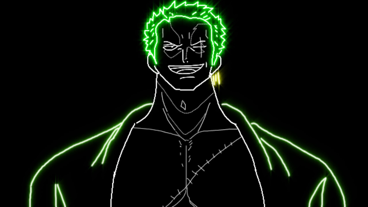 RORONOA ZORO NEON ANIMATION