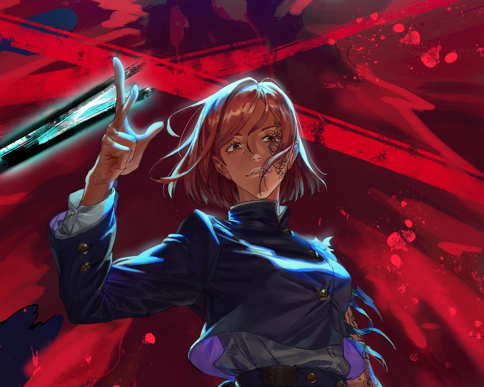 Anime Jujutsu Kaisen HD Wallpaper by 電子リス