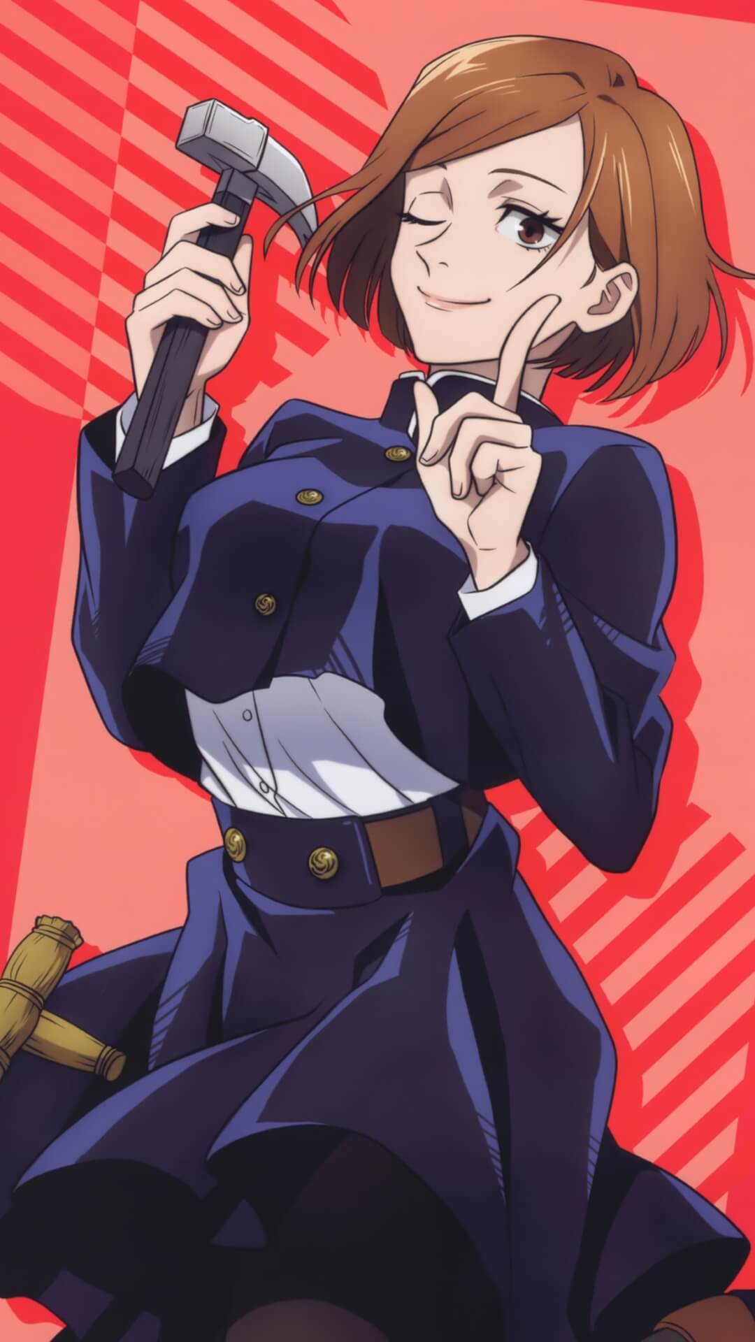 Jujutsu Kaisen Nobara Kugisaki.iPhone 7 Plus wallpaper 1080×1920