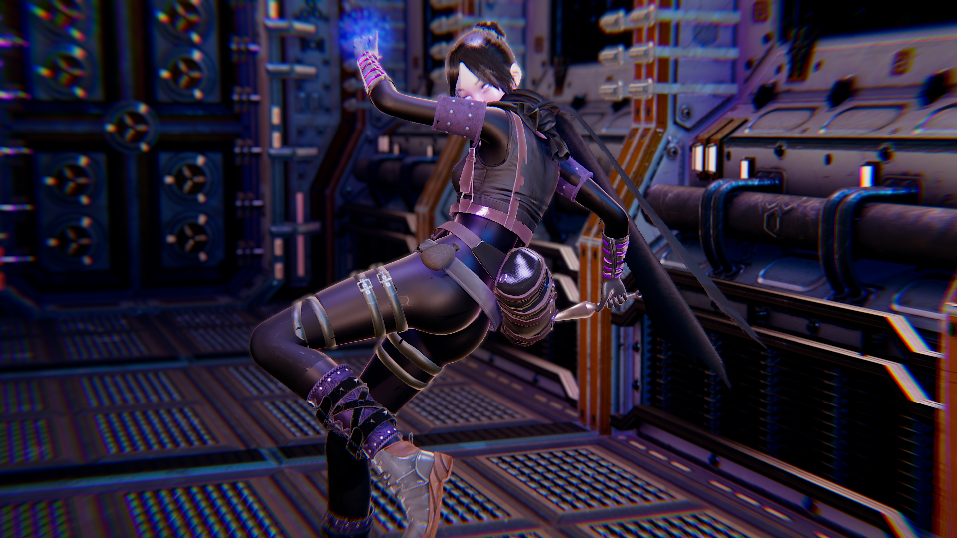 I spend way too long on this. But I'm happy ! (Honey Select 2, card in the comments)