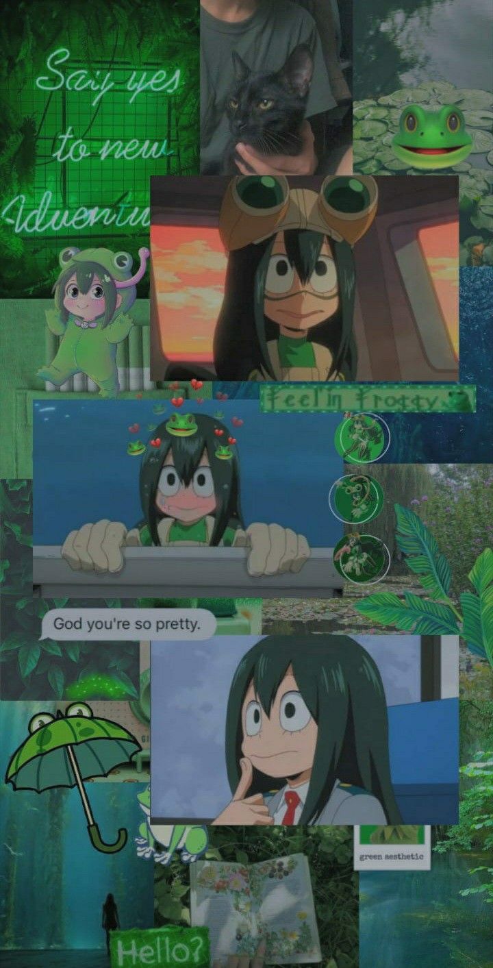 Tsuyu Asui Aesthetic Wallpaper. Cute anime wallpaper, Anime wallpaper iphone, Hero wallpaper