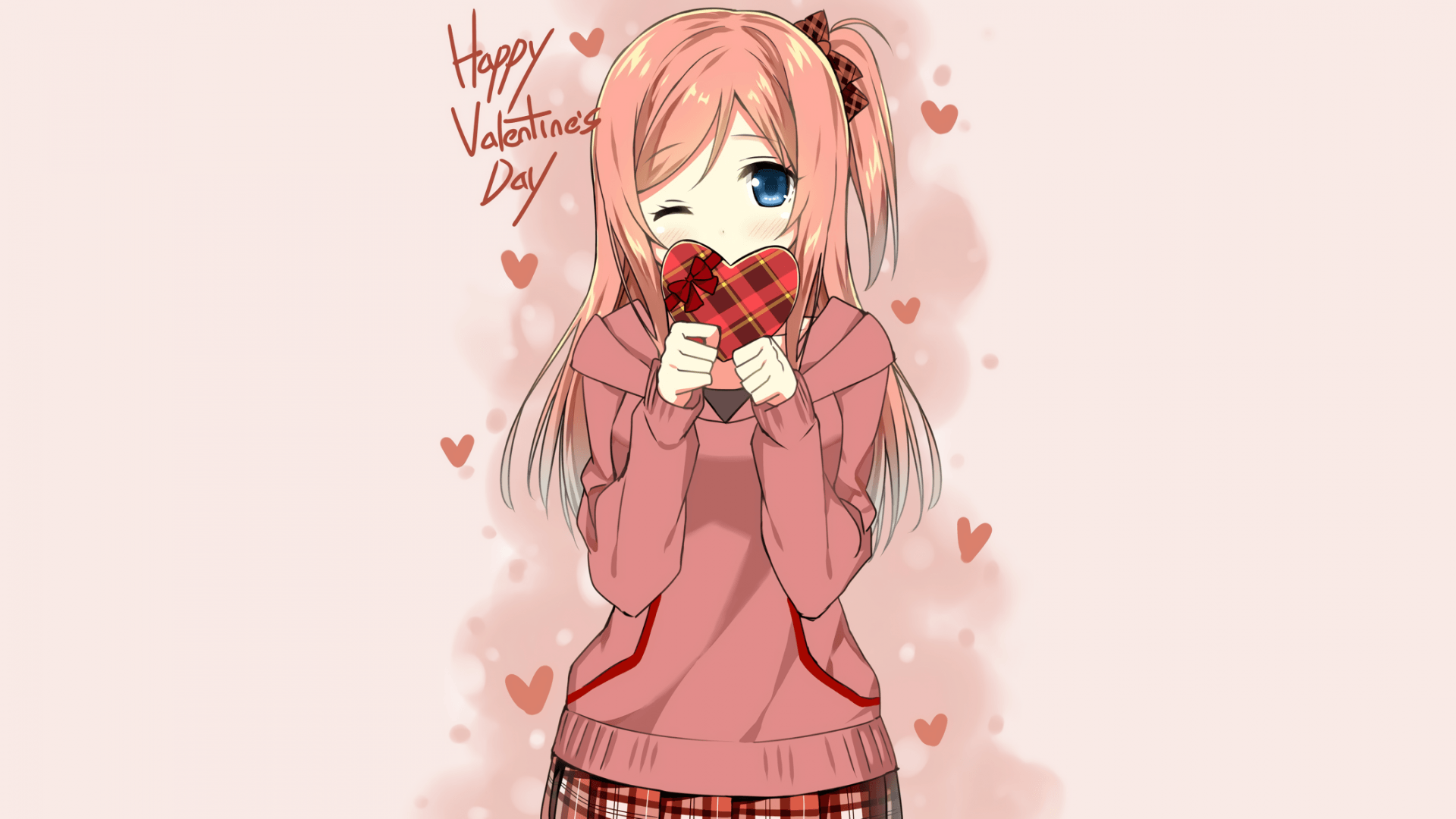 valentines day anime girls