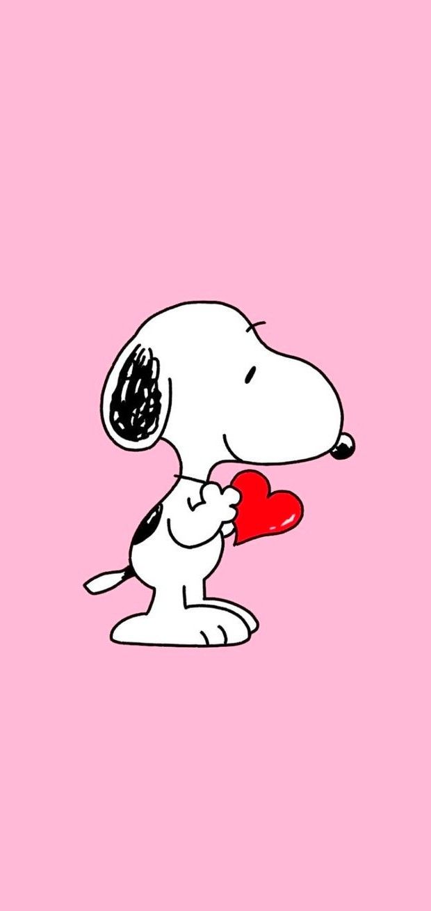 Snoopy wallpaper, Snoopy valentine