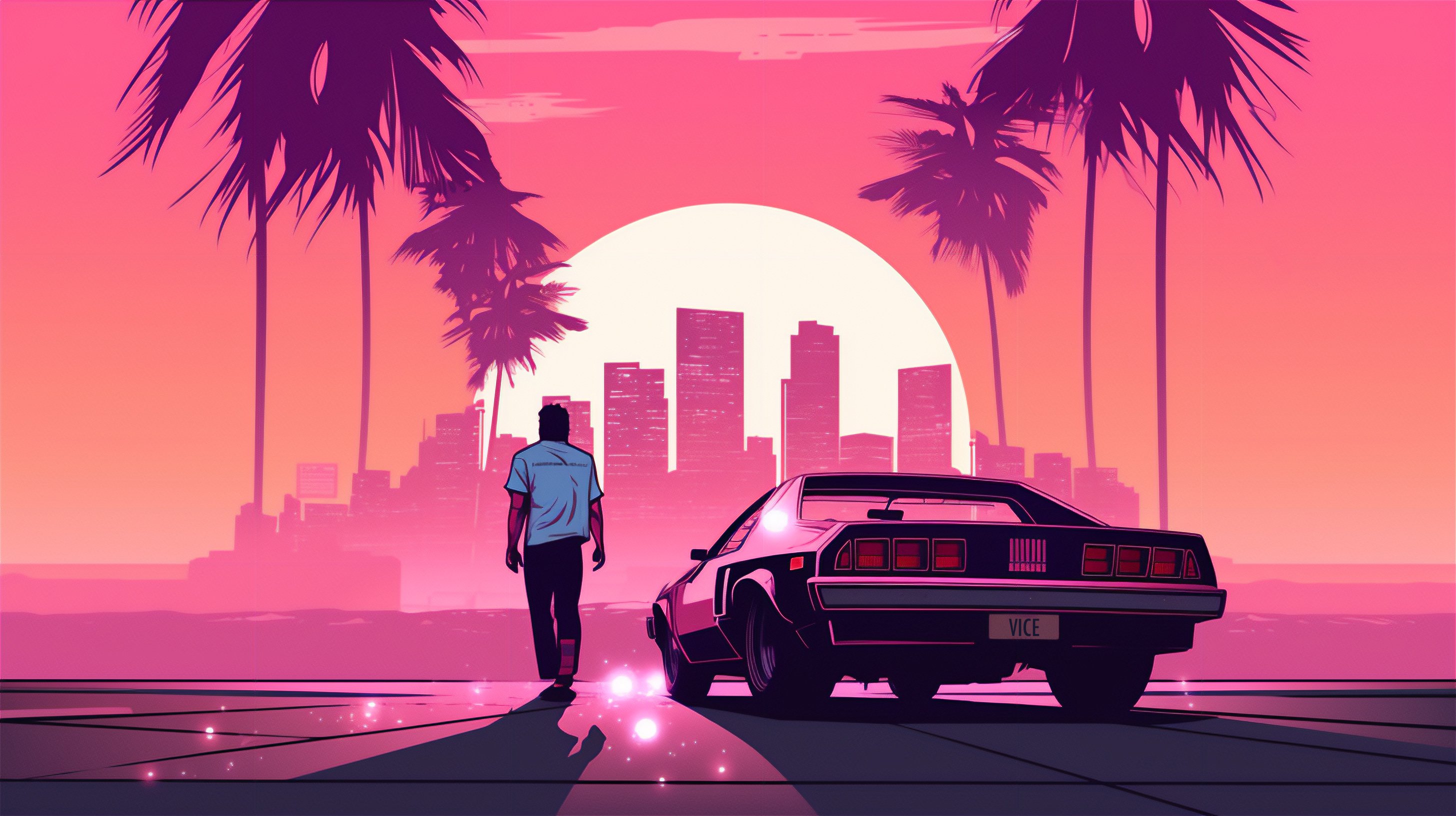 Video Game Grand Theft Auto VI HD Wallpaper