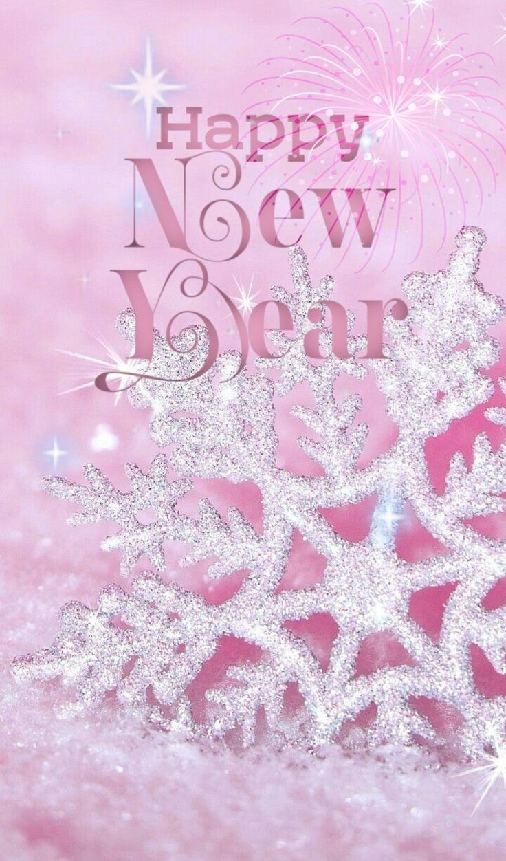 Pink. Happy new year wallpaper, Merry christmas eve quotes, Happy new year greetings