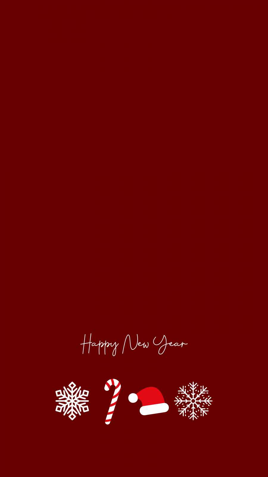 Happy New Year Christmas iPhone Wallpaper iPhone Wallpaper