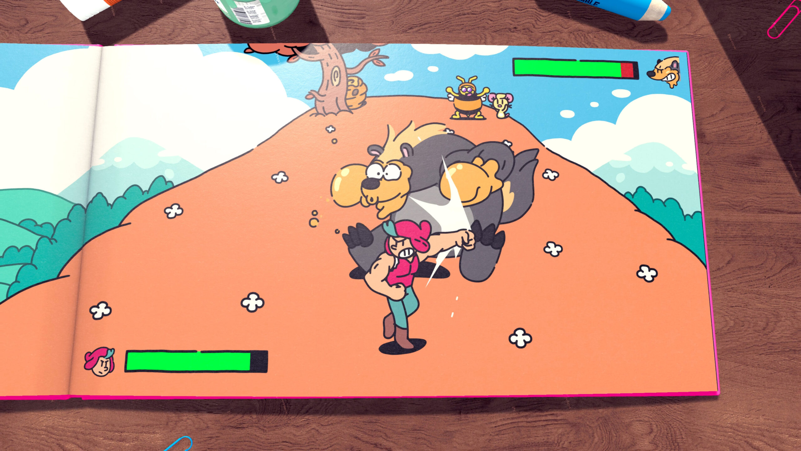 Meet the friends and foes of The Plucky Squire's storybook world