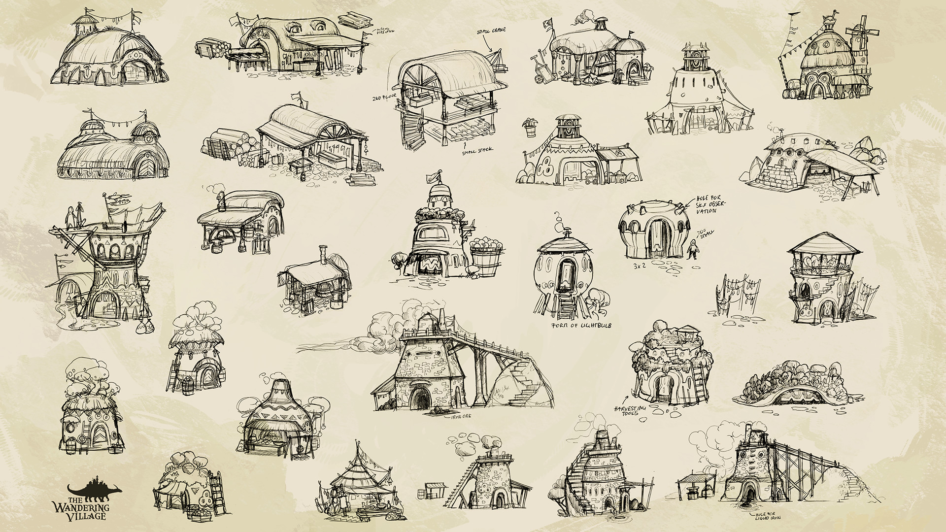 The Wandering Village: Artbook, Wallpaper and Goodies Pack on Steam