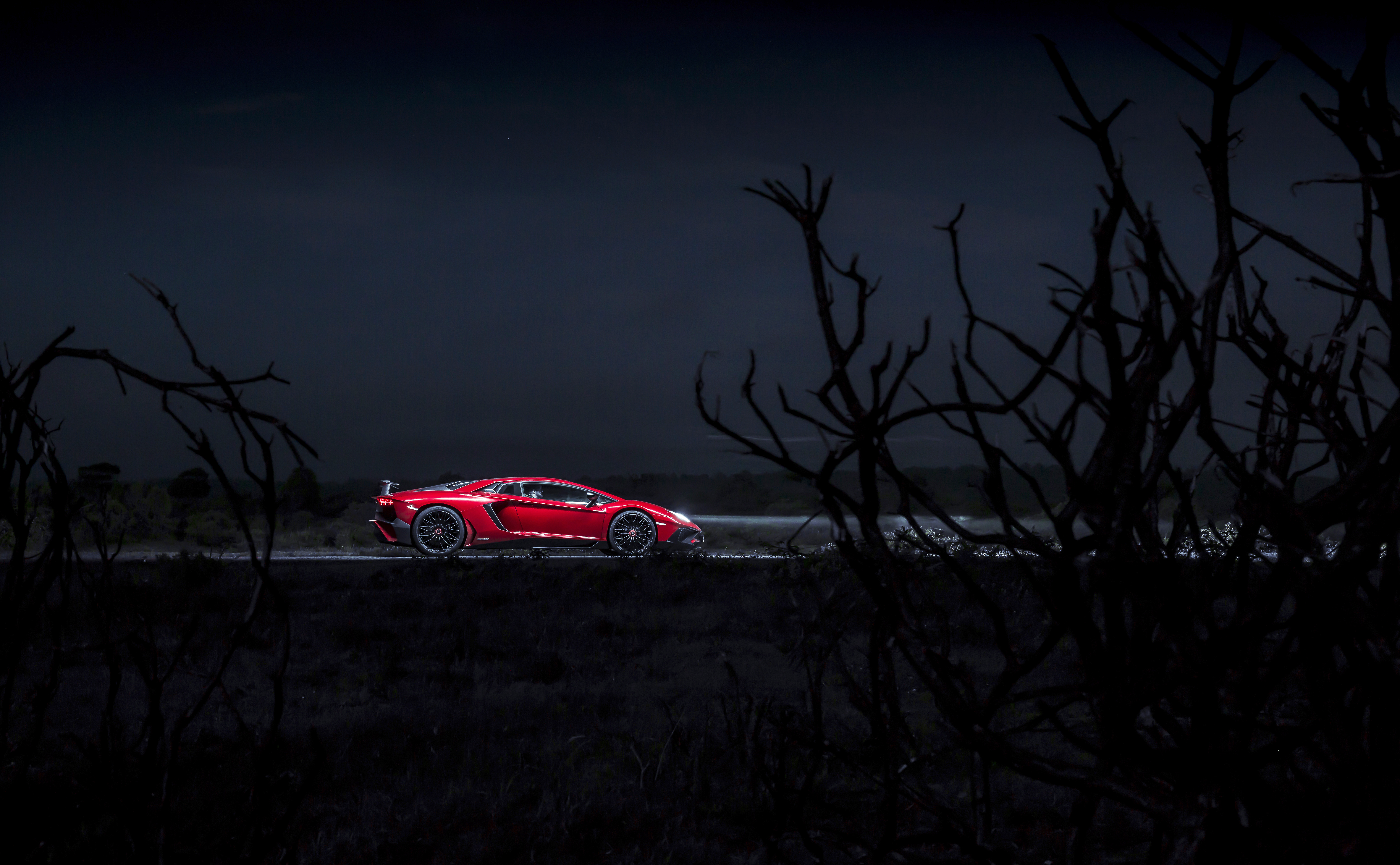 Wallpaper: one night in Lambo's 740bhp Aventador SV