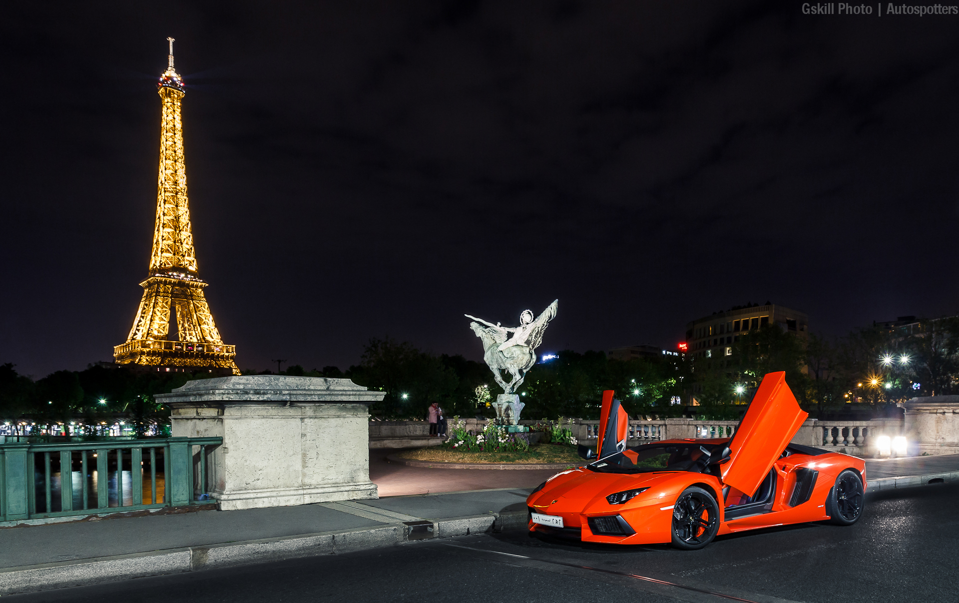 Lamborghini Aventador Night Shot