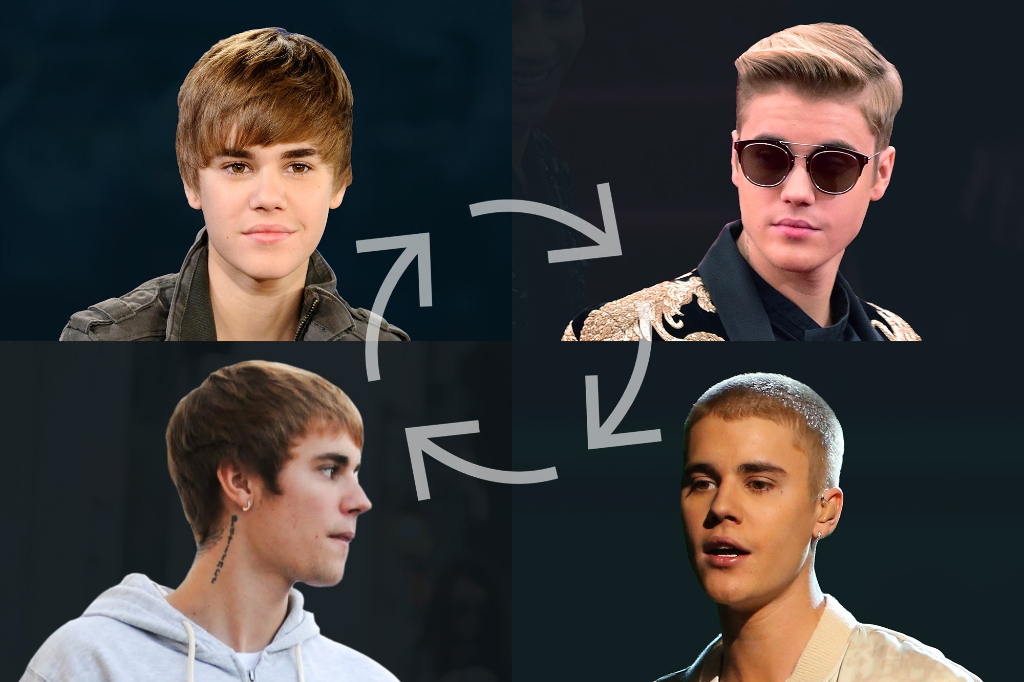 Justin Bieber's Haircuts Have Come Full Circle